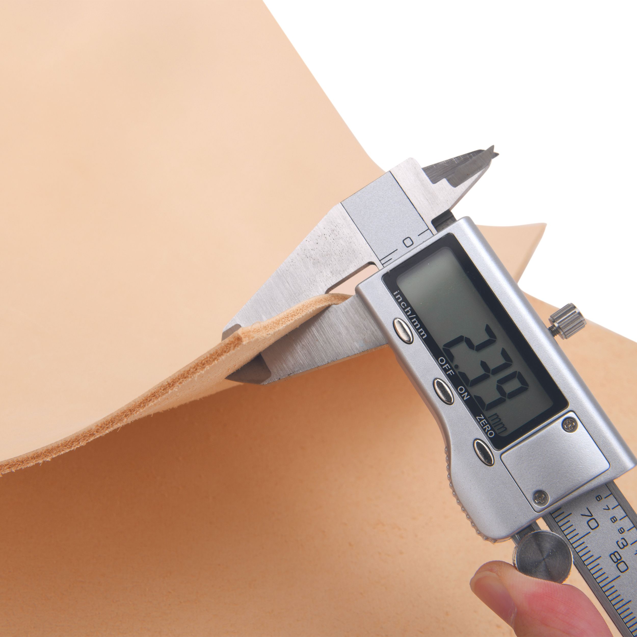 Real Vegetable-Tanned Leather Cowhide Pieces Tooling Leather 5/6 OZ