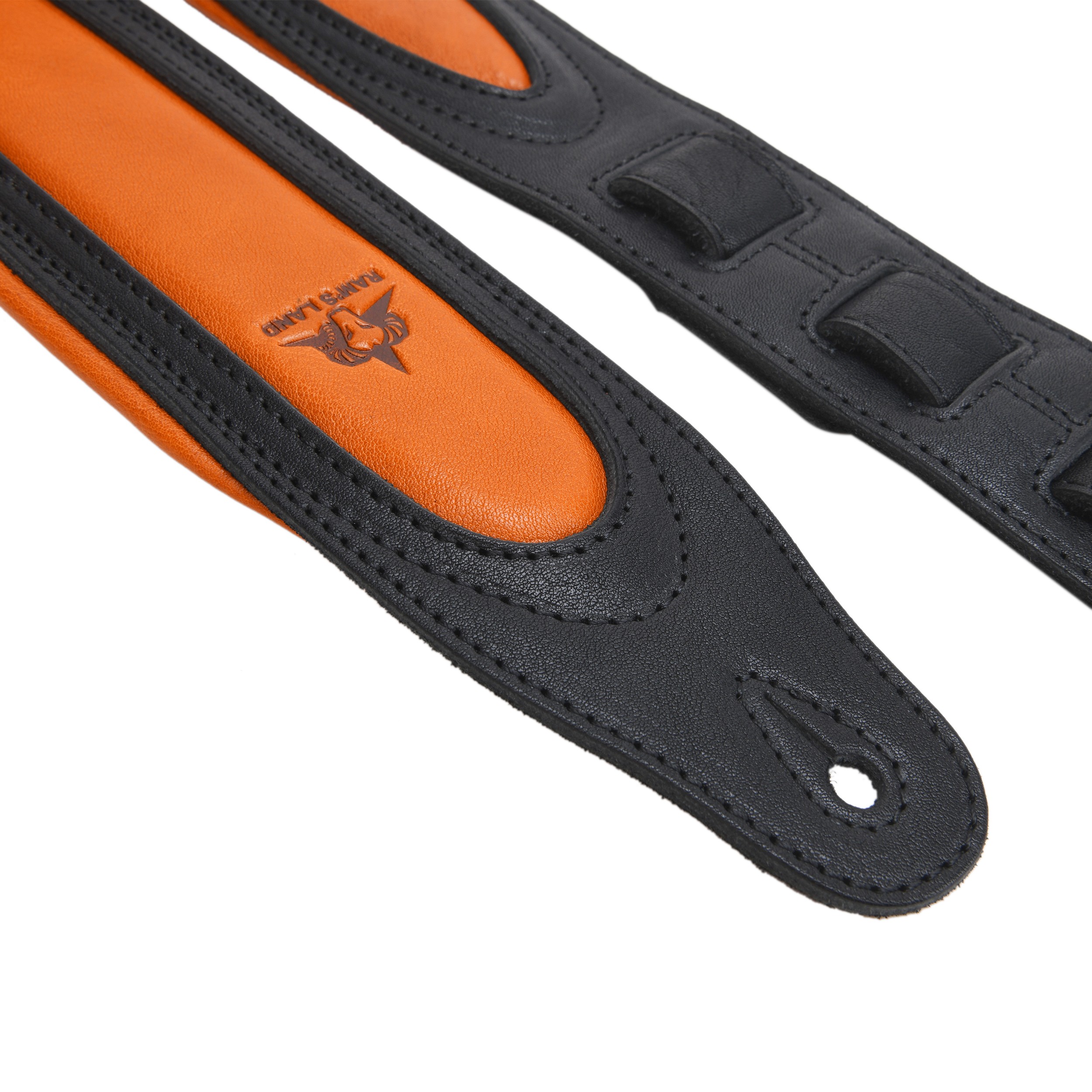 Guitar Strap Leather Real Cowhide Adjust for Acoustic Electric Bass