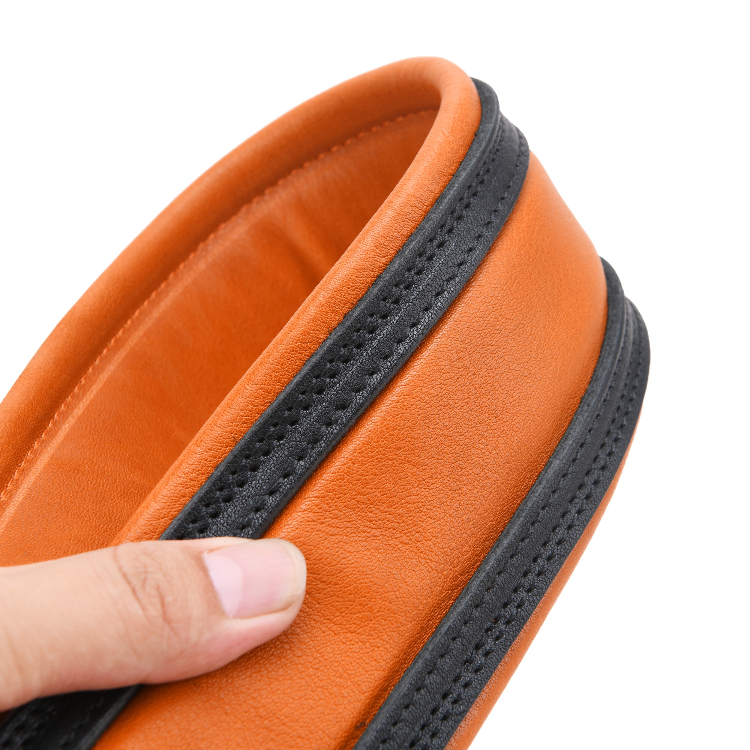 Guitar Strap Leather Real Cowhide Adjust for Acoustic Electric Bass