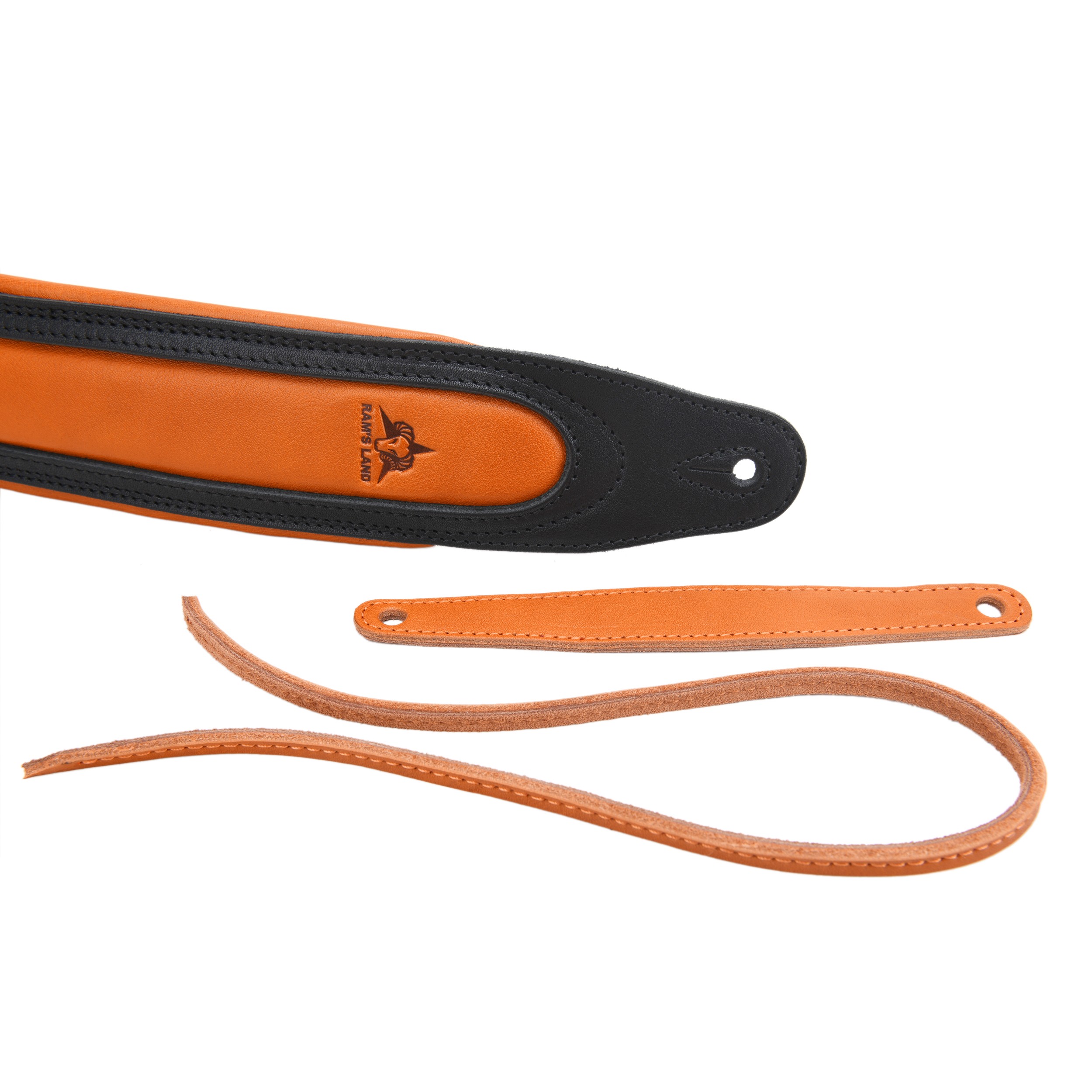 Guitar Strap Leather Real Cowhide Adjust for Acoustic Electric Bass