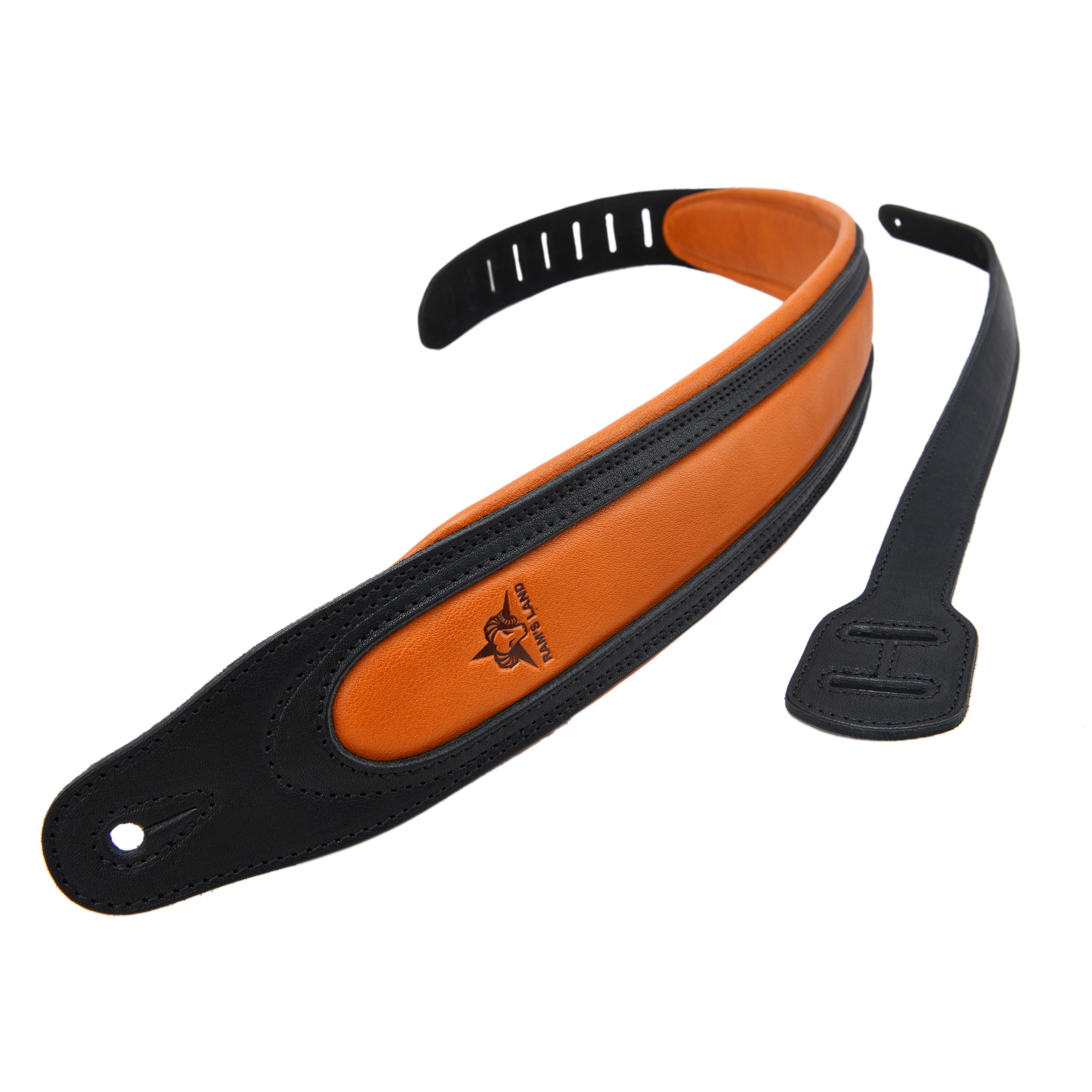 Guitar Strap Leather Real Cowhide Adjust for Acoustic Electric Bass