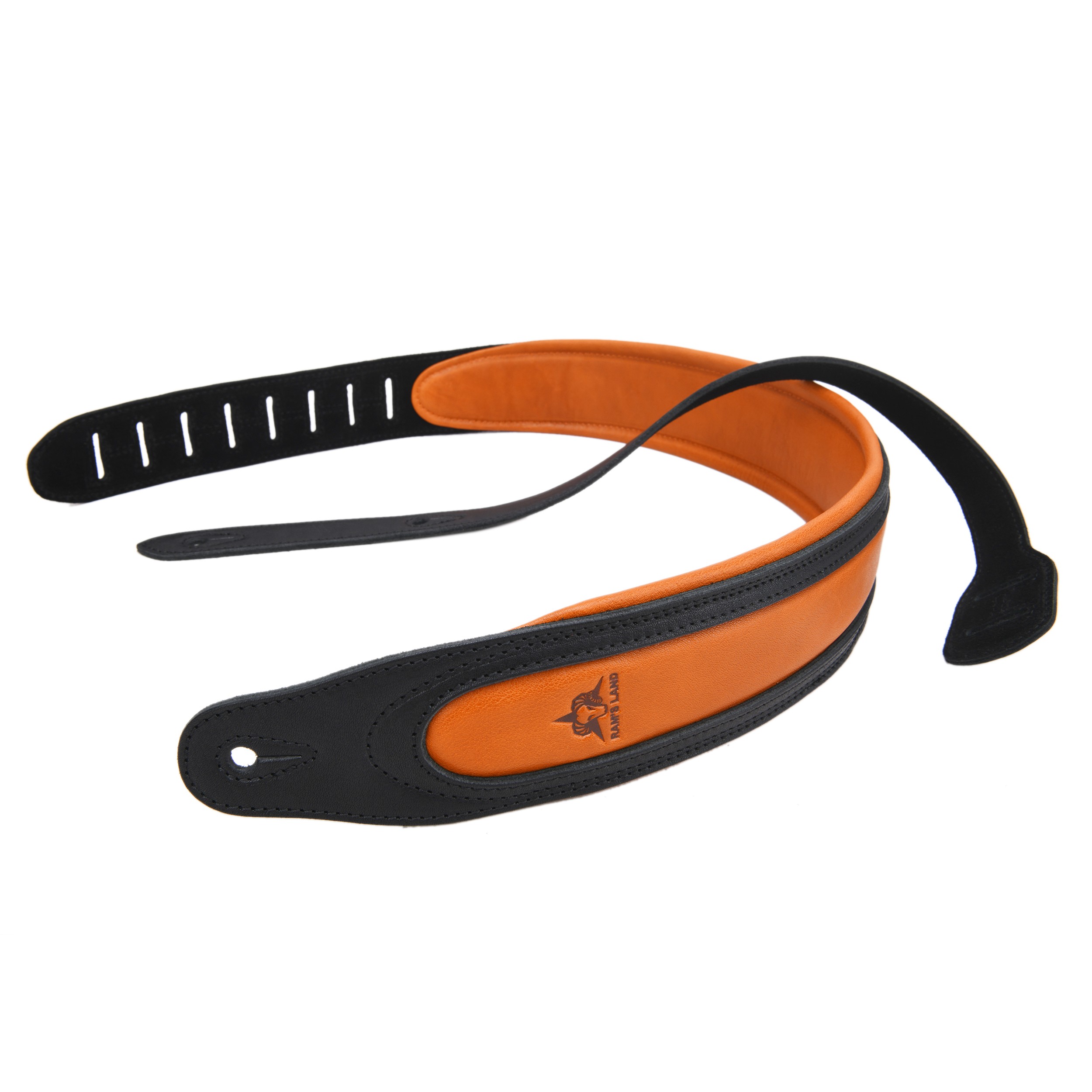 Guitar Strap Leather Real Cowhide Adjust for Acoustic Electric Bass