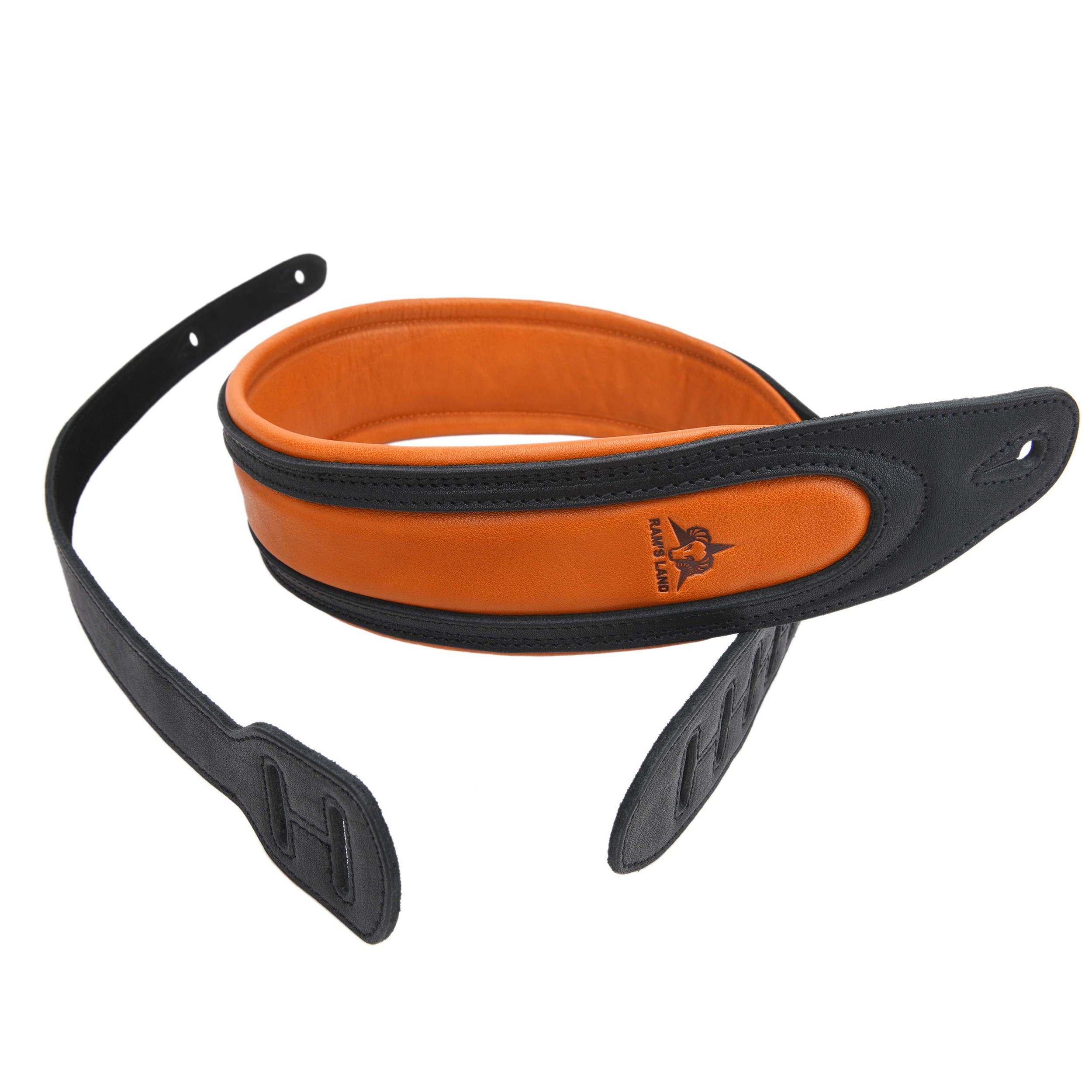 Guitar Strap Leather Real Cowhide Adjust for Acoustic Electric Bass