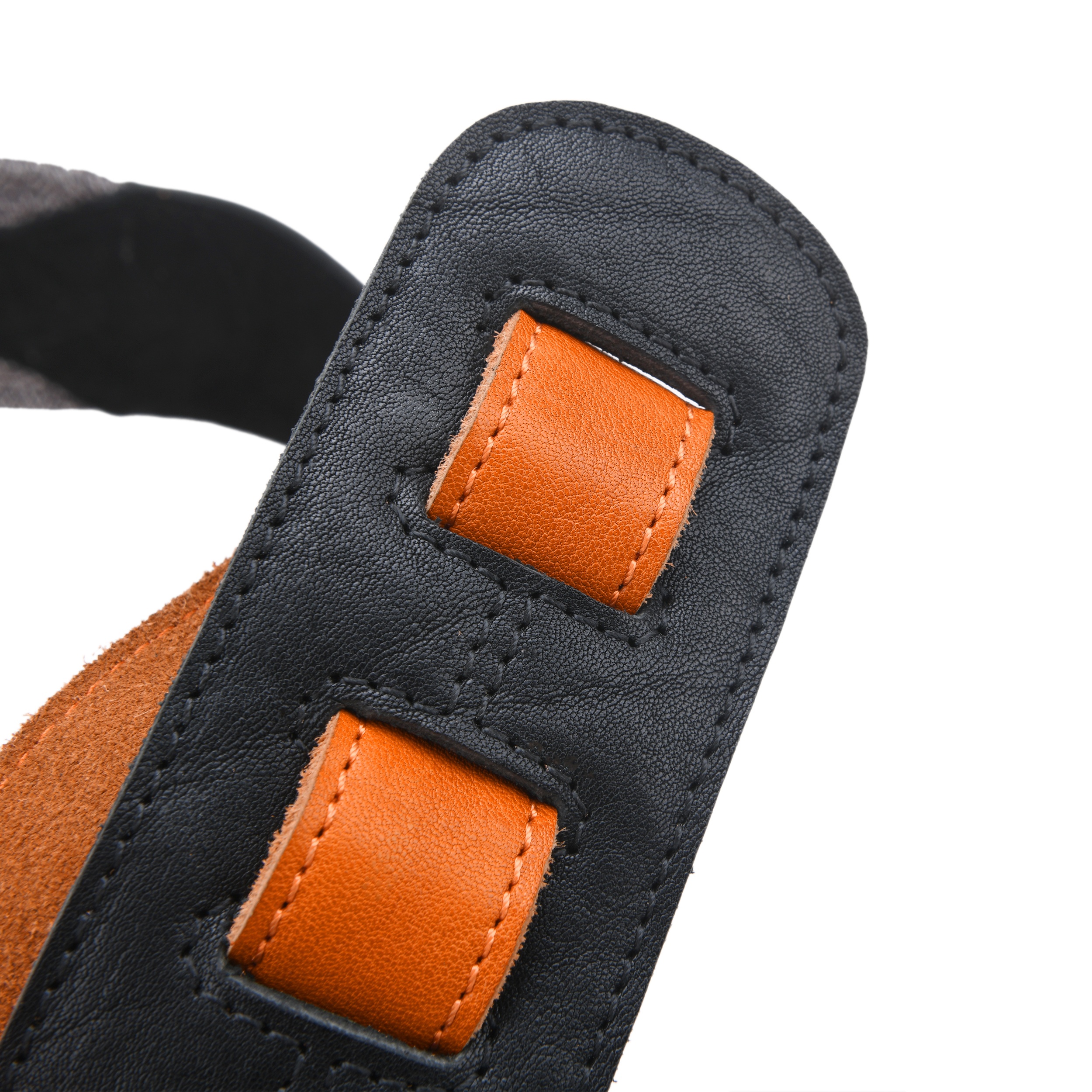 Padded Leather Guitar Strap 3" Wide Adjustable Belt for Electric Bass