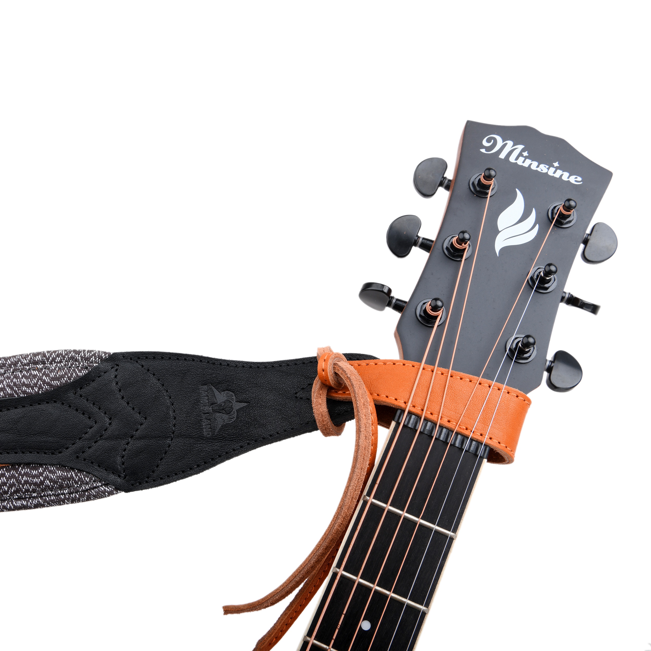 Padded Leather Guitar Strap 3" Wide Adjustable Belt for Electric Bass