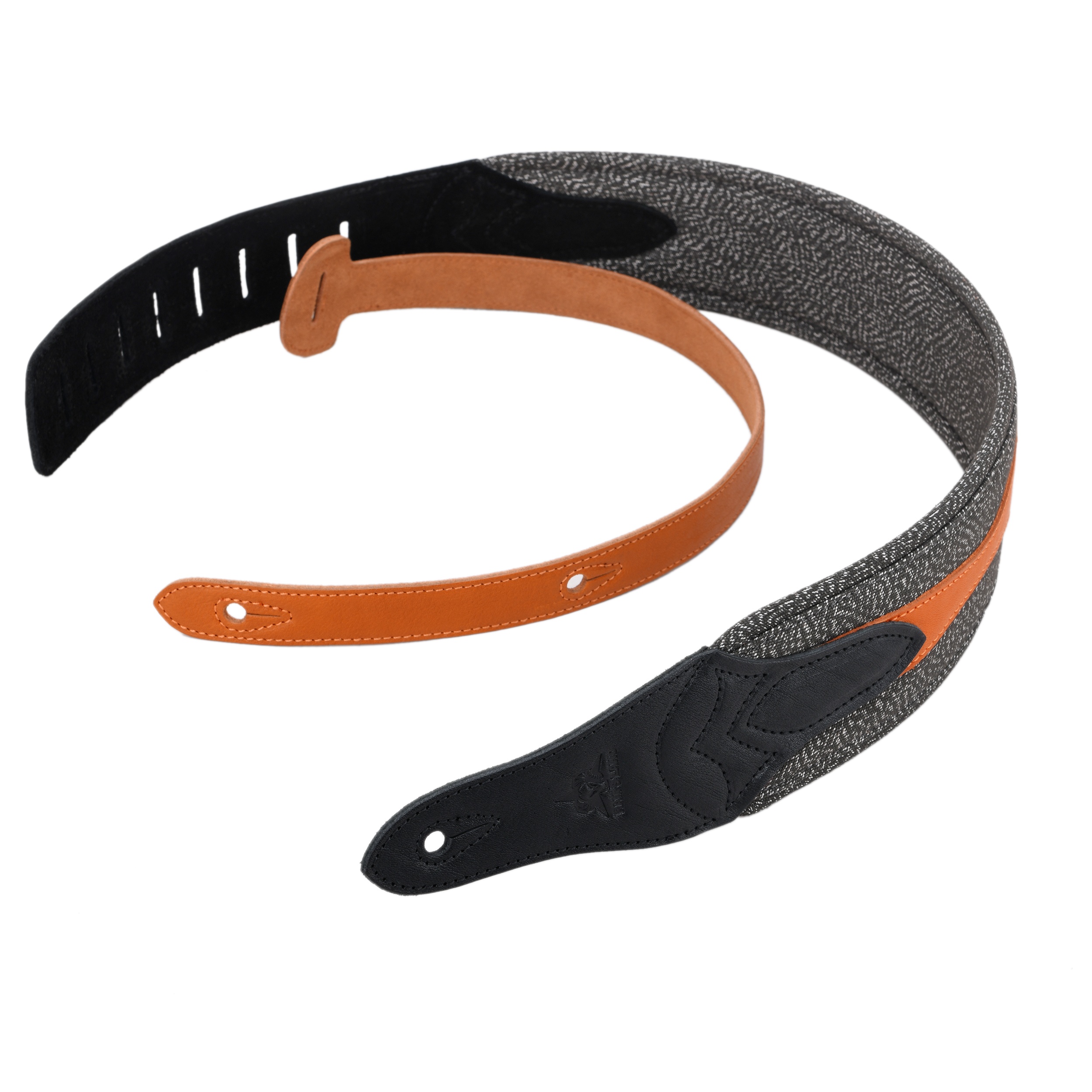 Padded Leather Guitar Strap 3" Wide Adjustable Belt for Electric Bass