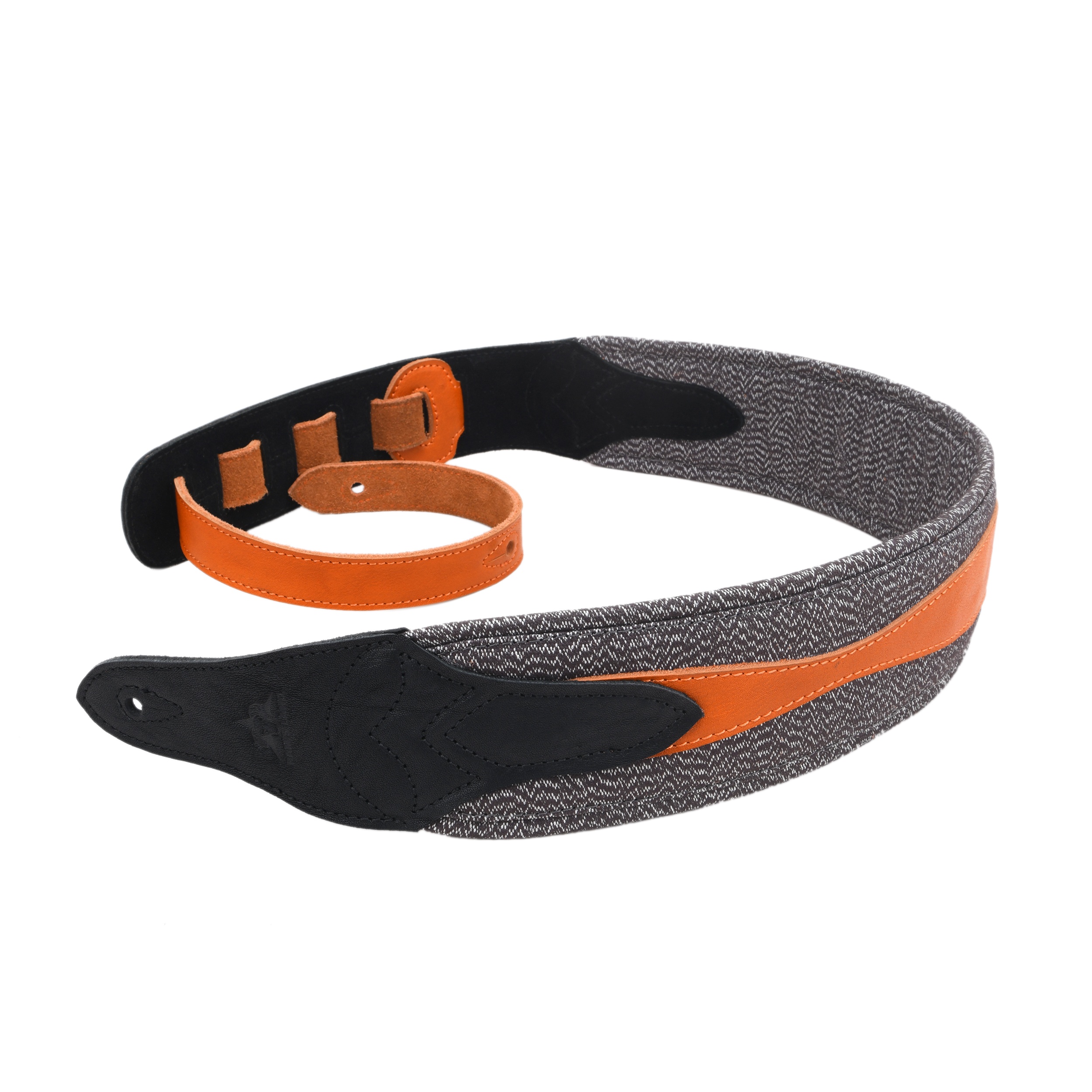 Padded Leather Guitar Strap 3" Wide Adjustable Belt for Electric Bass