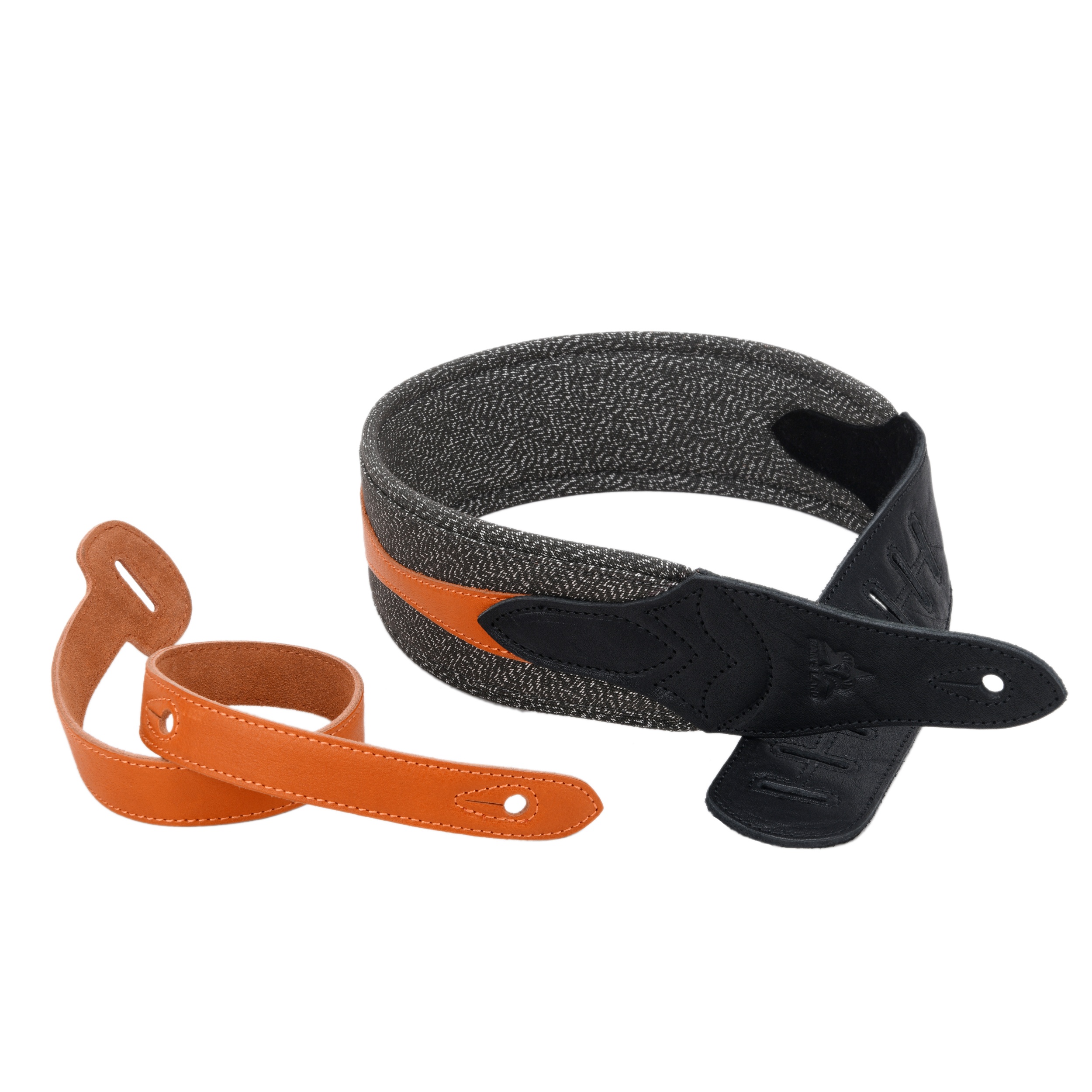 Padded Leather Guitar Strap 3" Wide Adjustable Belt for Electric Bass