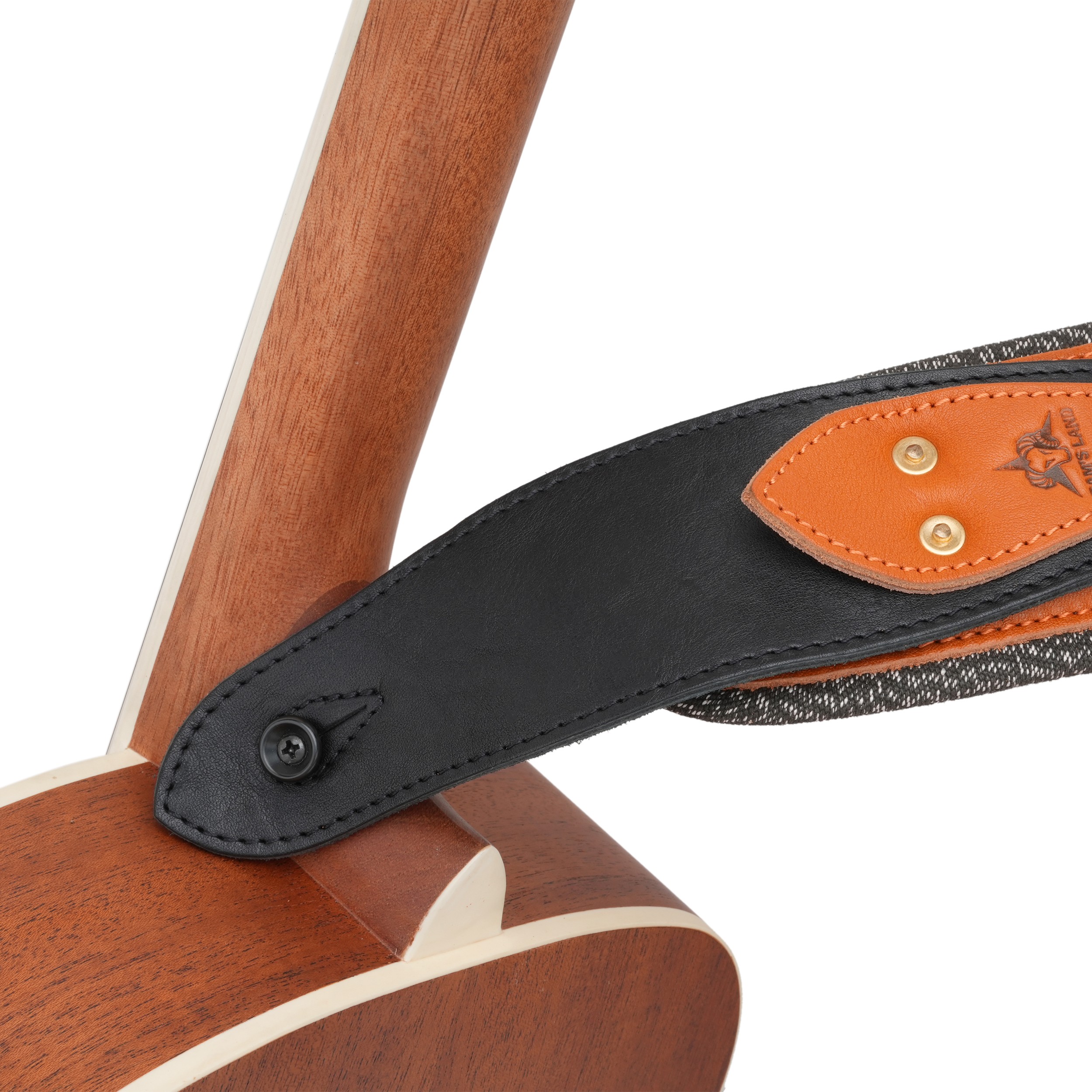 Padded Cowhide Leather Guitar Strap for Acoustic Electric Bass Guitar