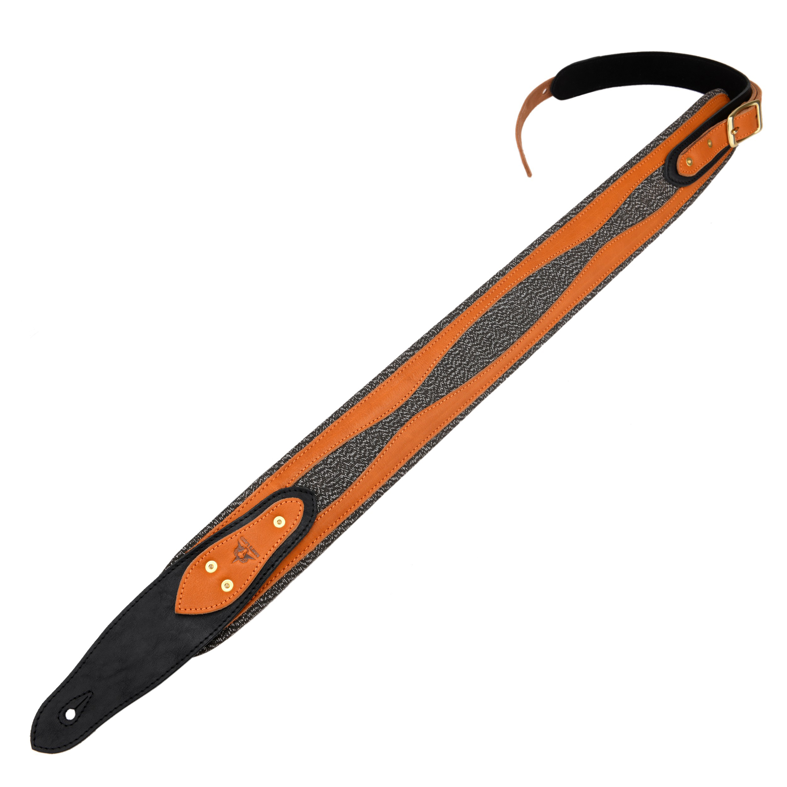 Padded Cowhide Leather Guitar Strap for Acoustic Electric Bass Guitar