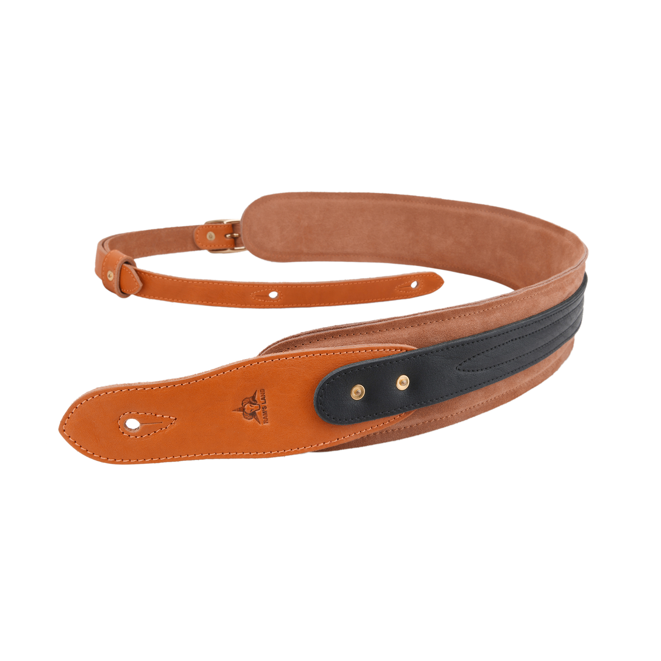 Leather Guitar Strap Western Series for Electric, Acoustic ,Bass Guitars