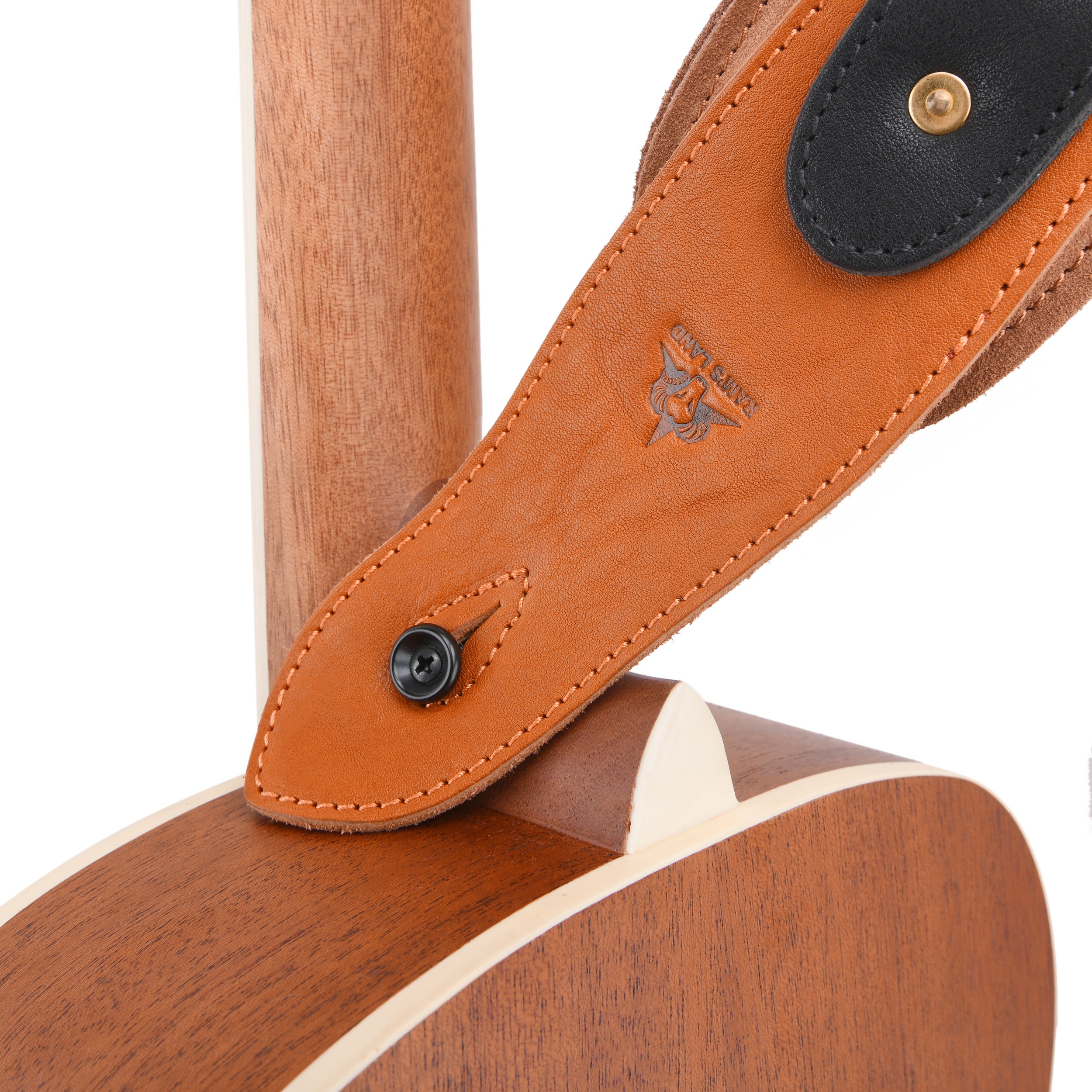 Leather Guitar Strap Western Series for Electric, Acoustic ,Bass Guitars