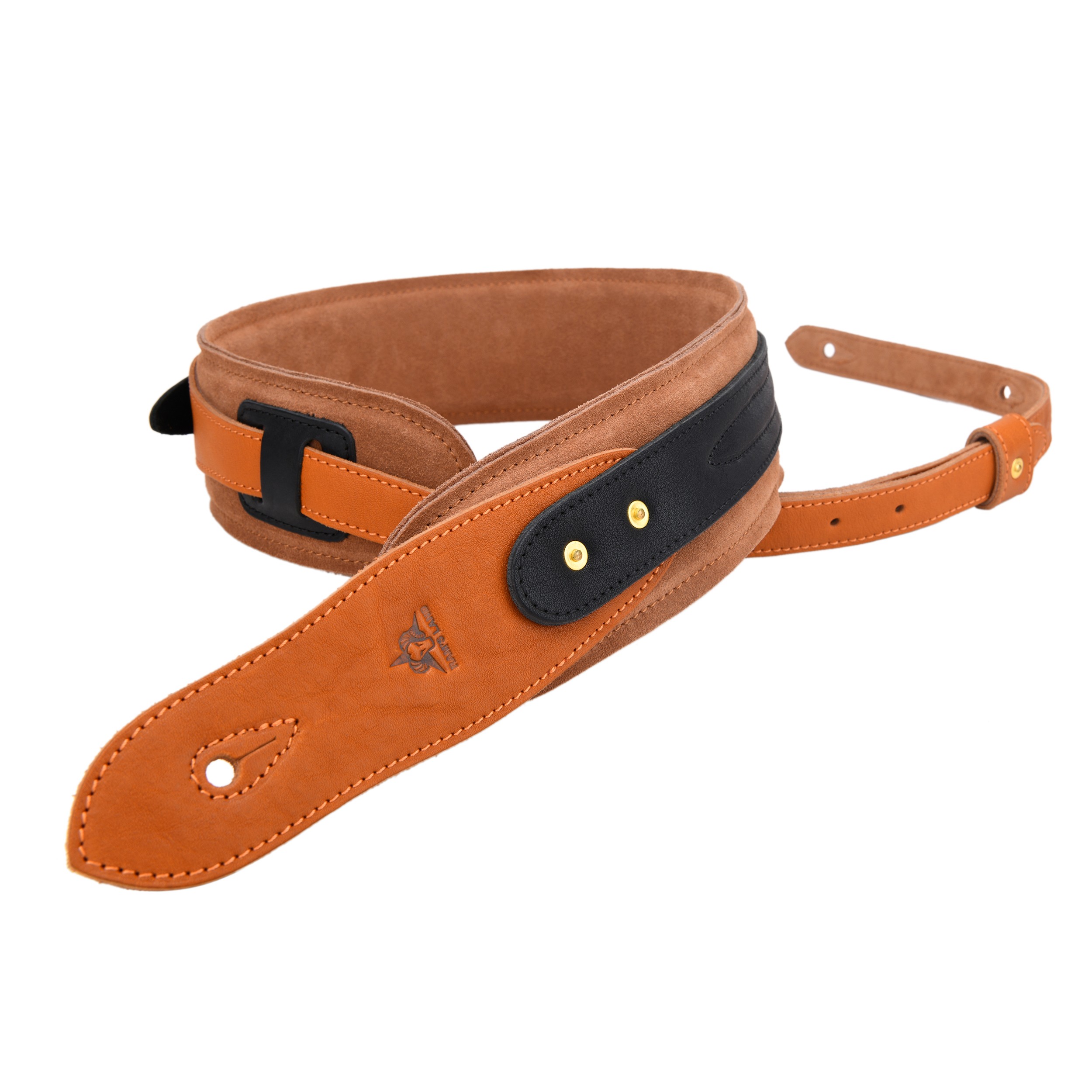 Leather Guitar Strap Western Series for Electric, Acoustic ,Bass Guitars