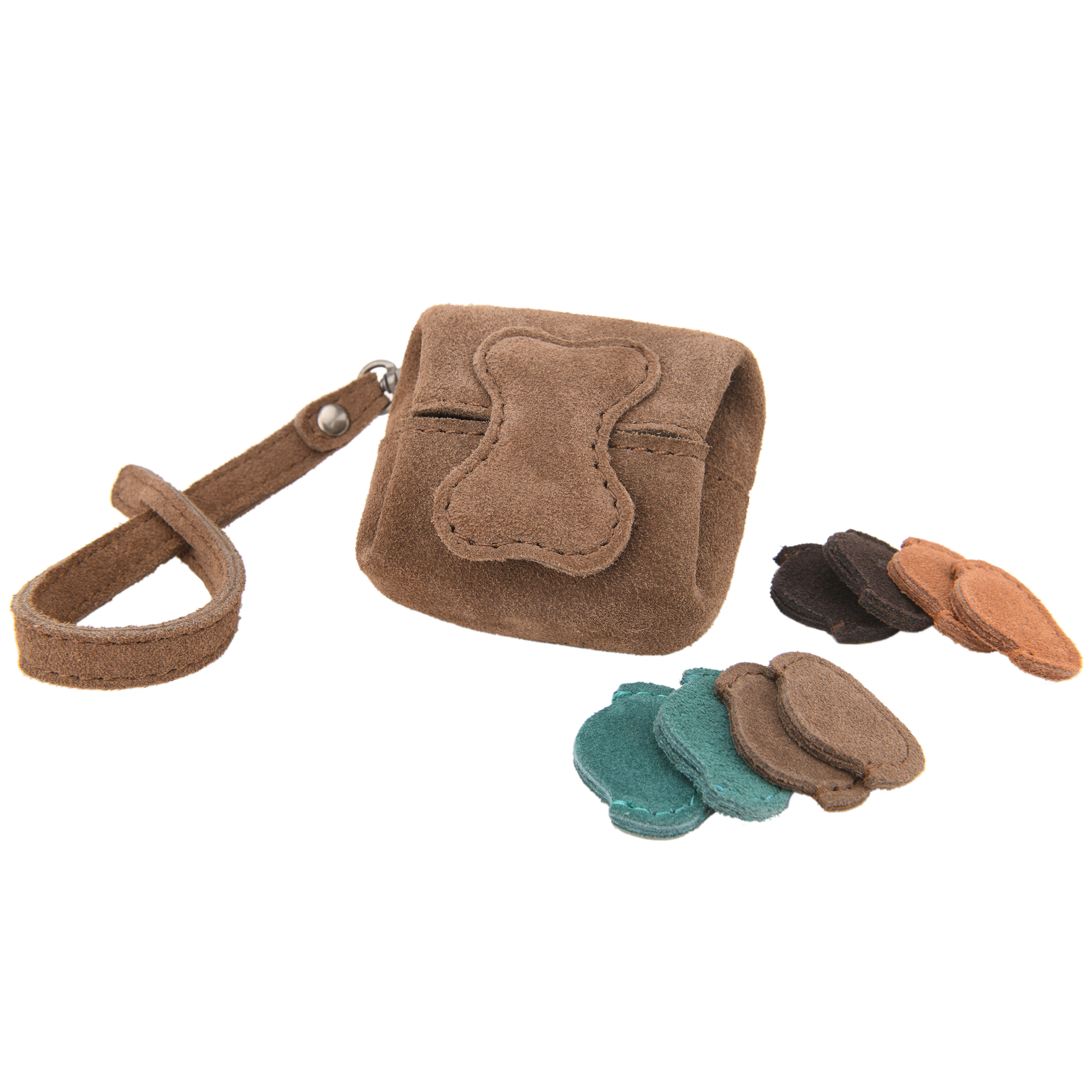 Leather Guitar Pick Holder, Cowhide Mini Coin Pocket | Coin Pouch