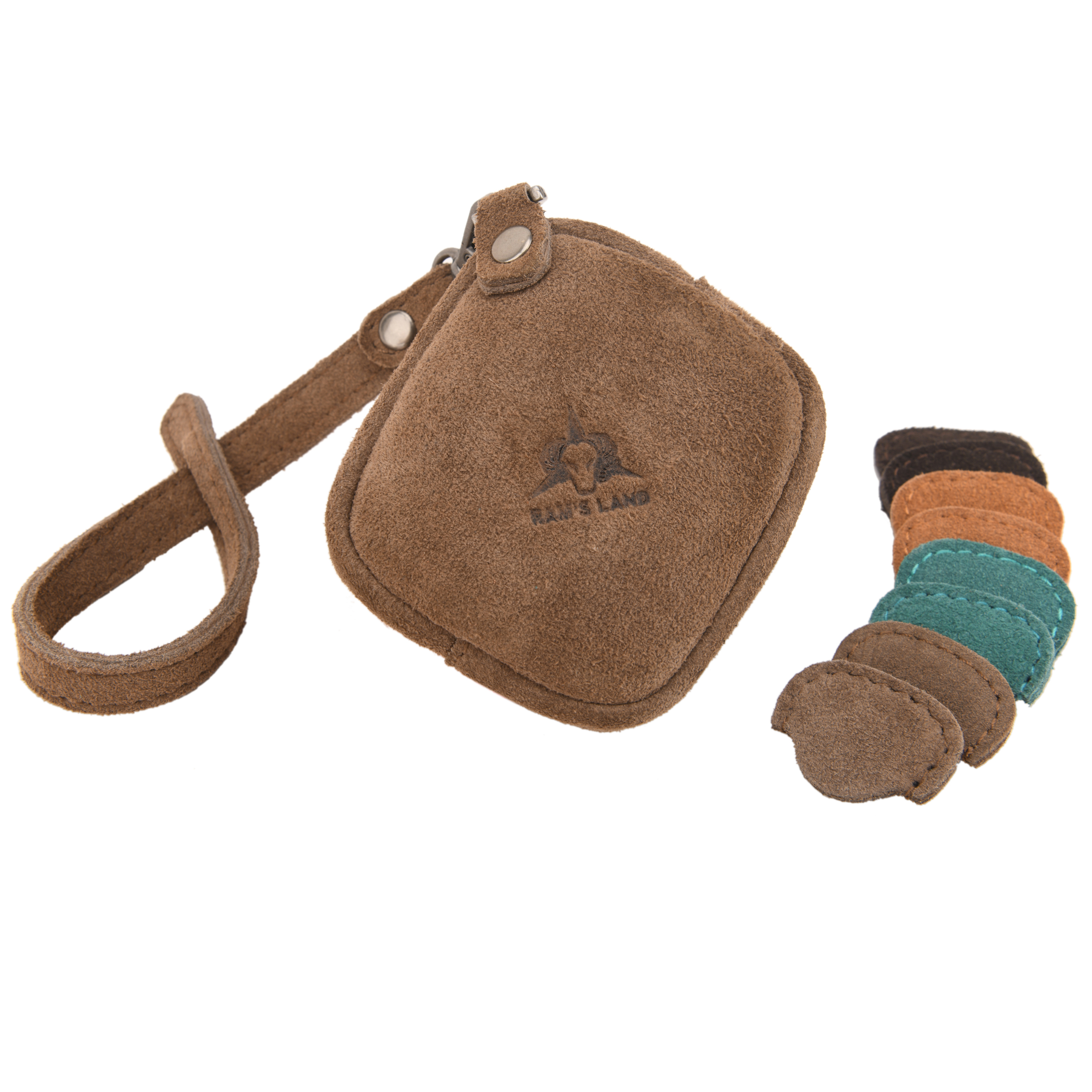 Leather Guitar Pick Holder, Cowhide Mini Coin Pocket | Coin Pouch