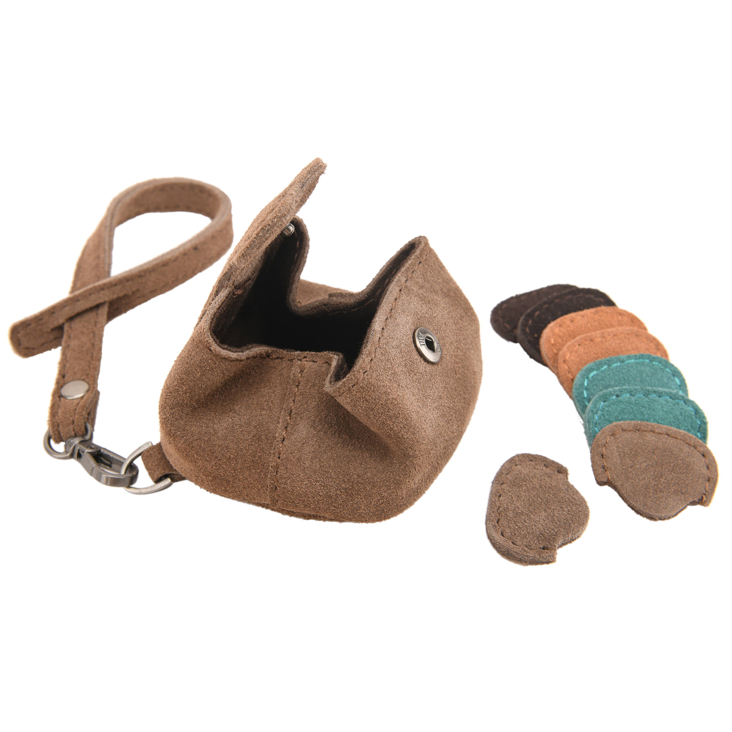 Leather Guitar Pick Holder, Cowhide Mini Coin Pocket | Coin Pouch