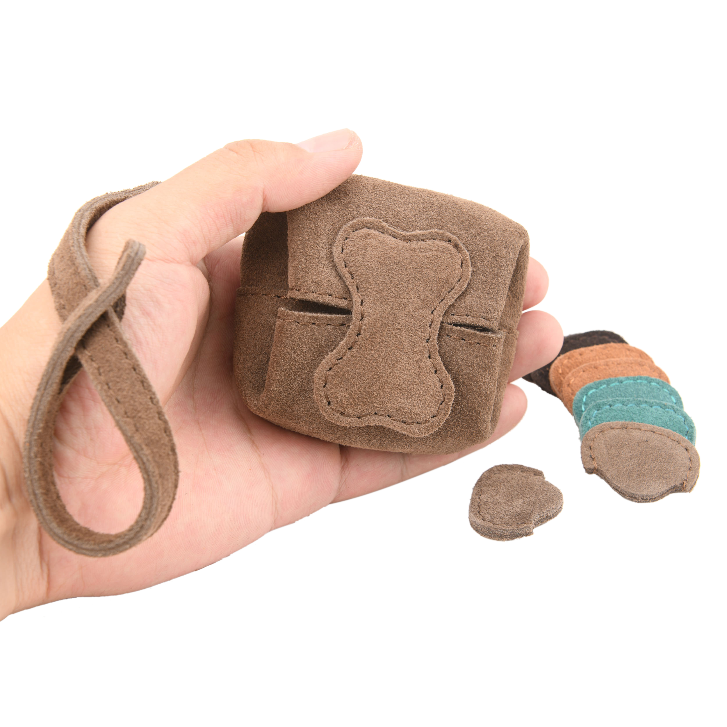 Leather Guitar Pick Holder, Cowhide Mini Coin Pocket | Coin Pouch