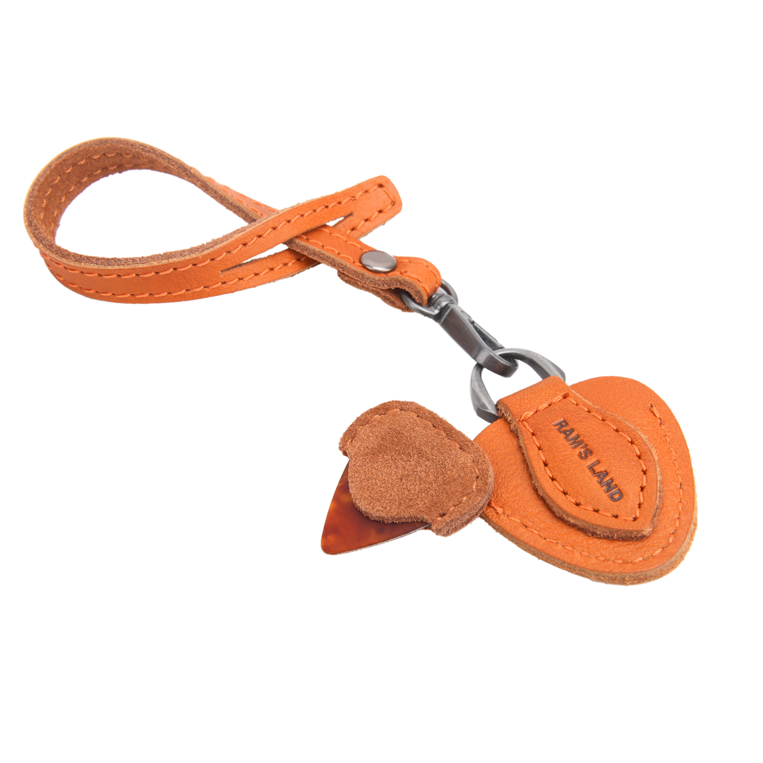 Leather Guitar Pick Holder, Guitar Pick Pouch Keychain