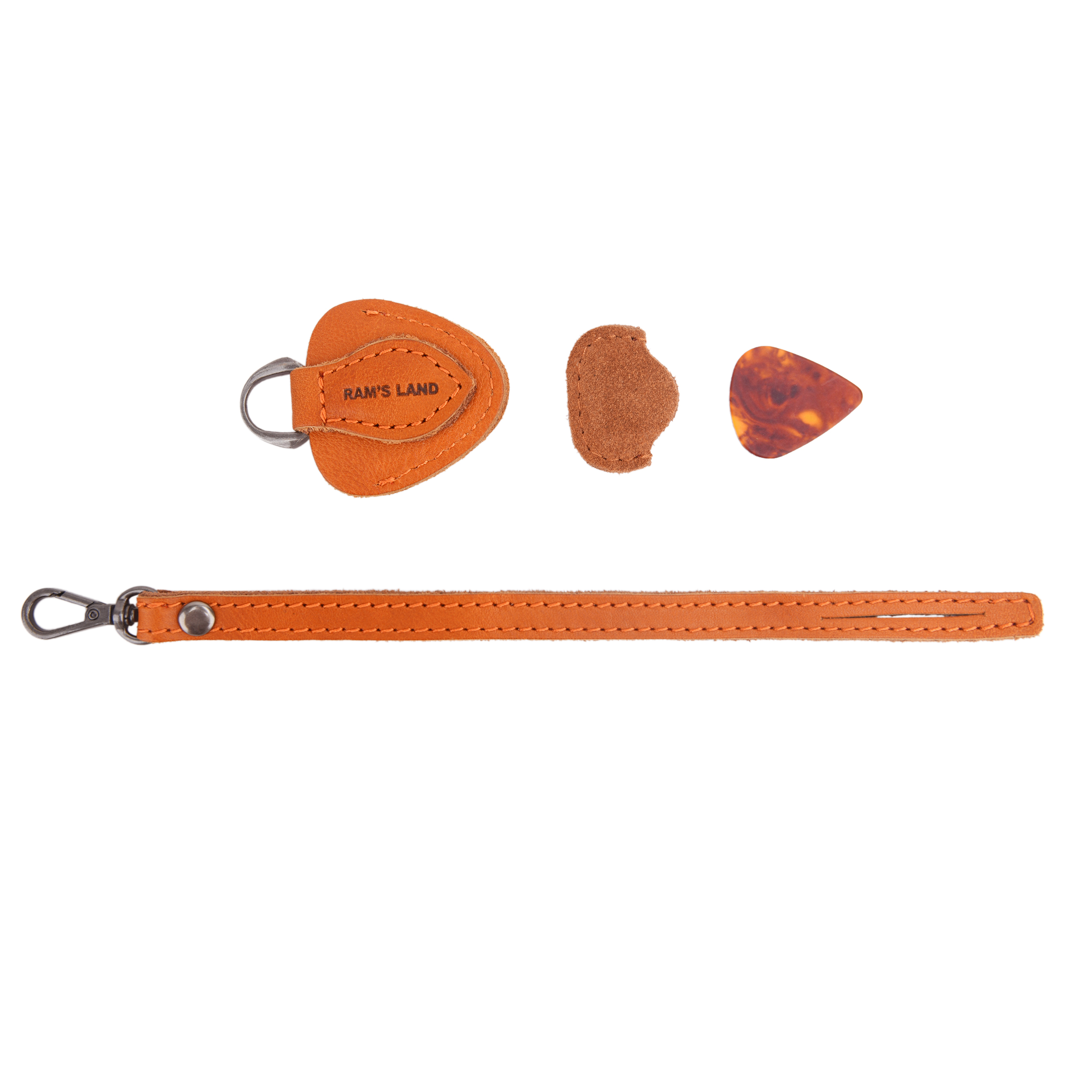 Leather Guitar Pick Holder, Guitar Pick Pouch Keychain