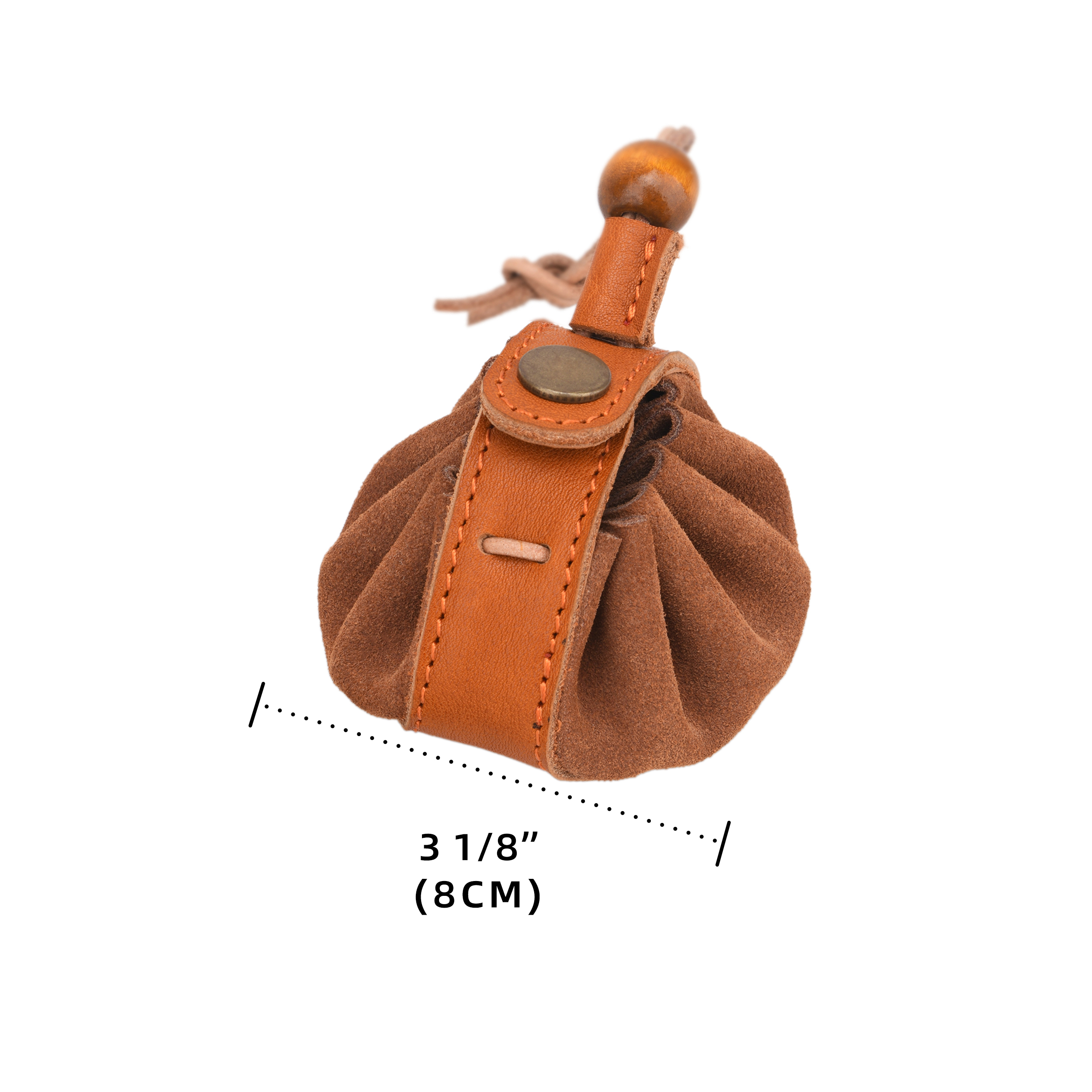 Leather Guitar Picks Holder Case, Coin Pouch Compact Change Holder