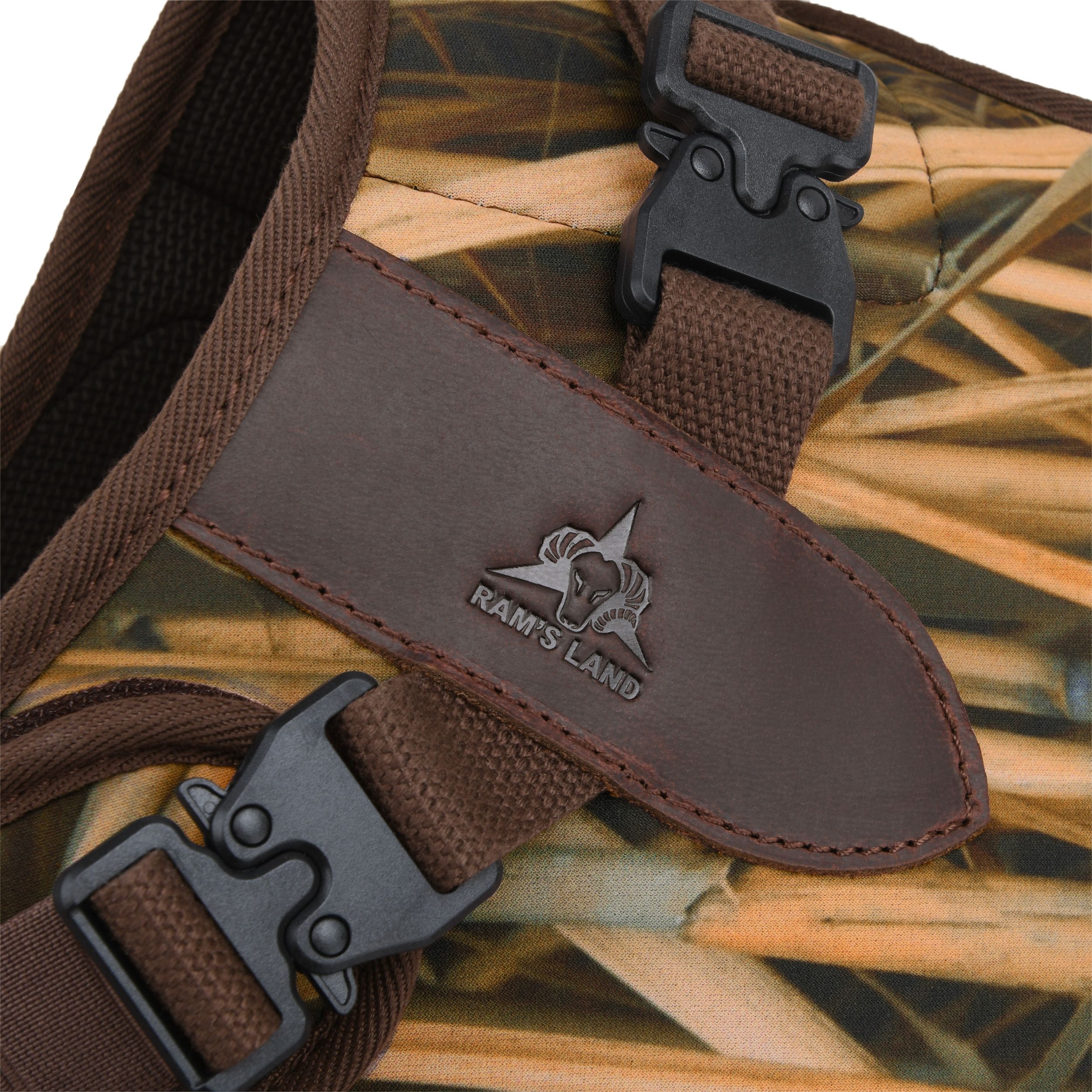 Hunting Tactical Dog Harness Adjustable Dog Vest - Camouflage Neoprene