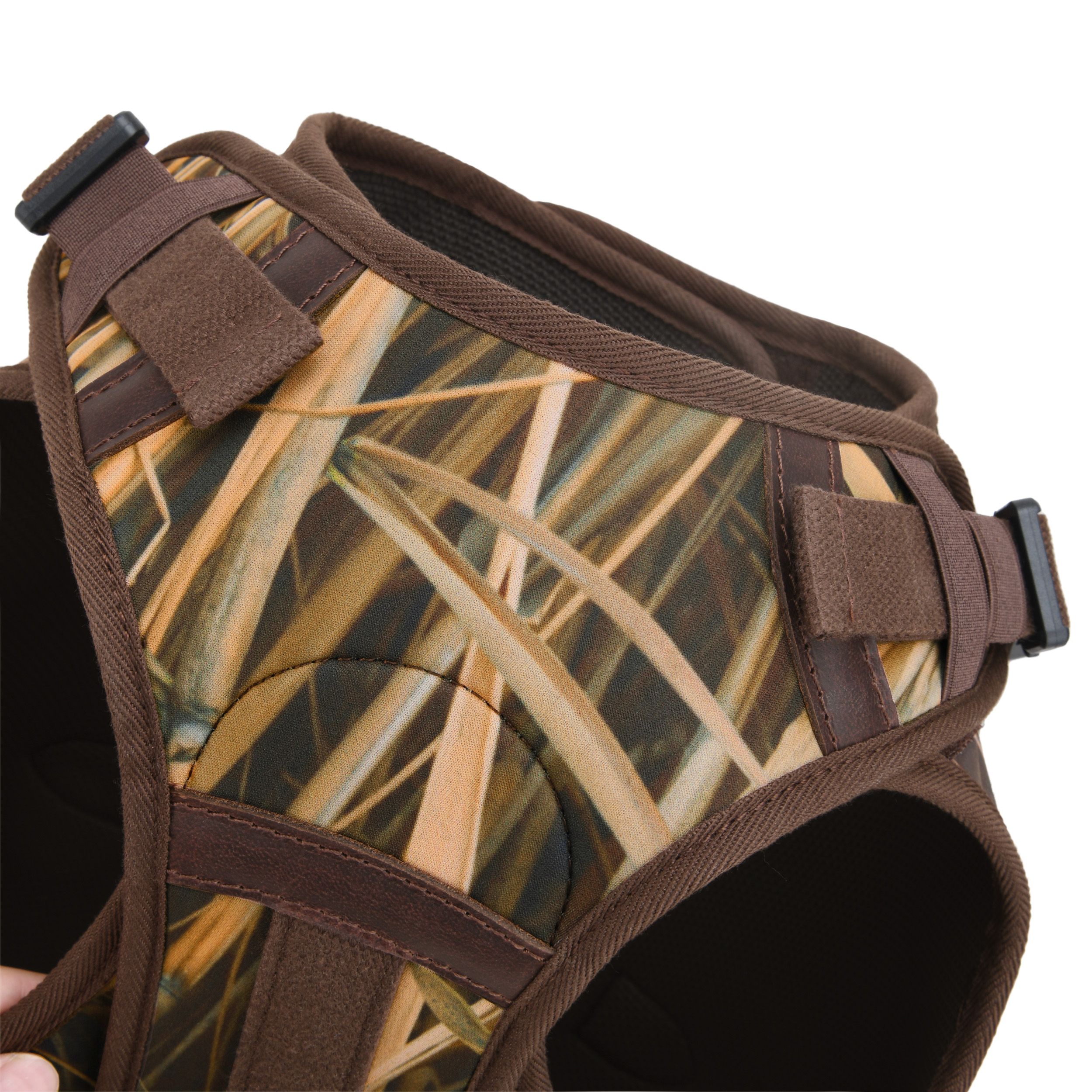 Hunting Tactical Dog Harness Adjustable Dog Vest - Camouflage Neoprene