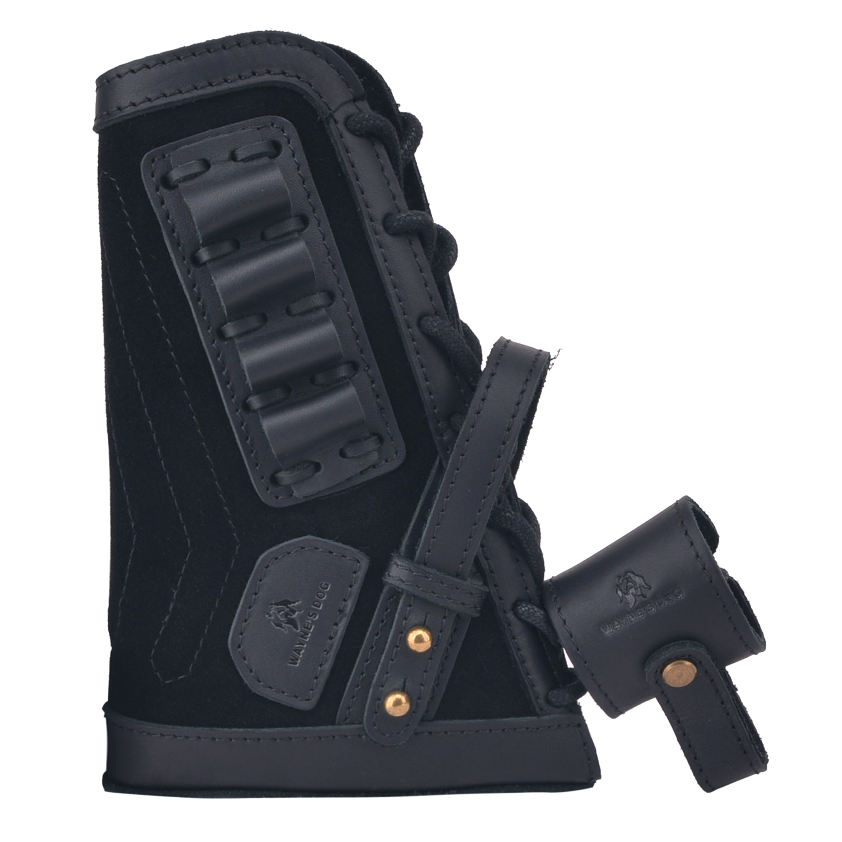 Leather Rifle No Drill Buttstock with Sling Barrel Mount .308  .30-06 .300WIN 410GA