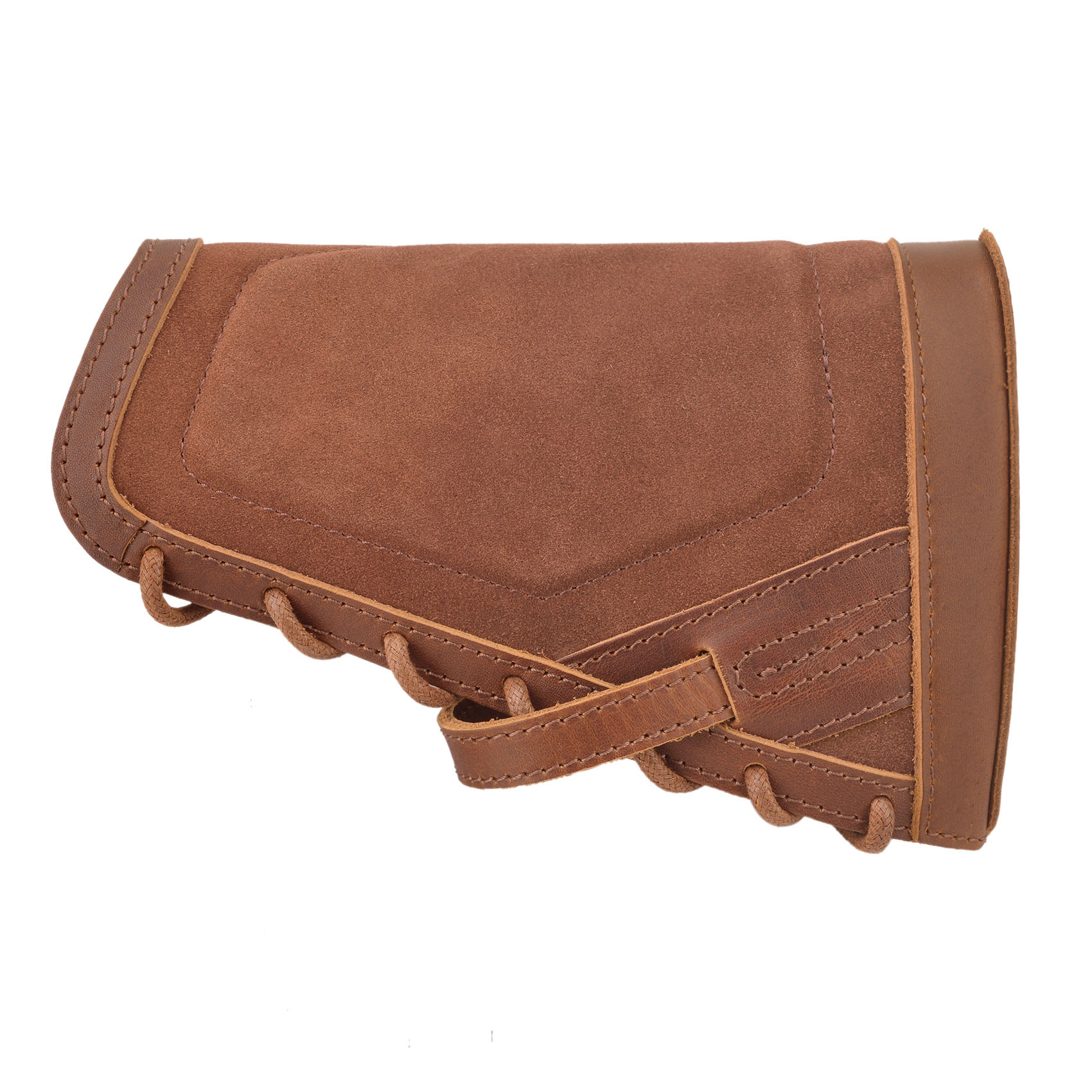 No Drilling Retro Leather Rifle Buttstock Shell Holder Gun Stock Cover Hunting .308  .30-06 .300WIN 410GA