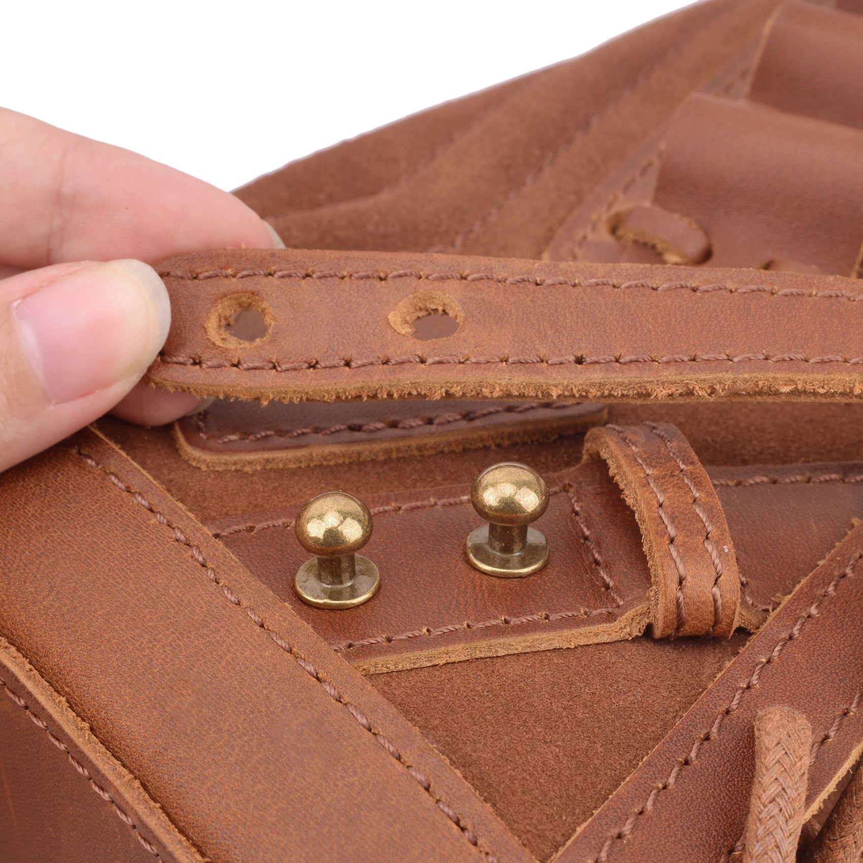 No Drilling Retro Leather Rifle Buttstock Shell Holder Gun Stock Cover Hunting .308  .30-06 .300WIN 410GA