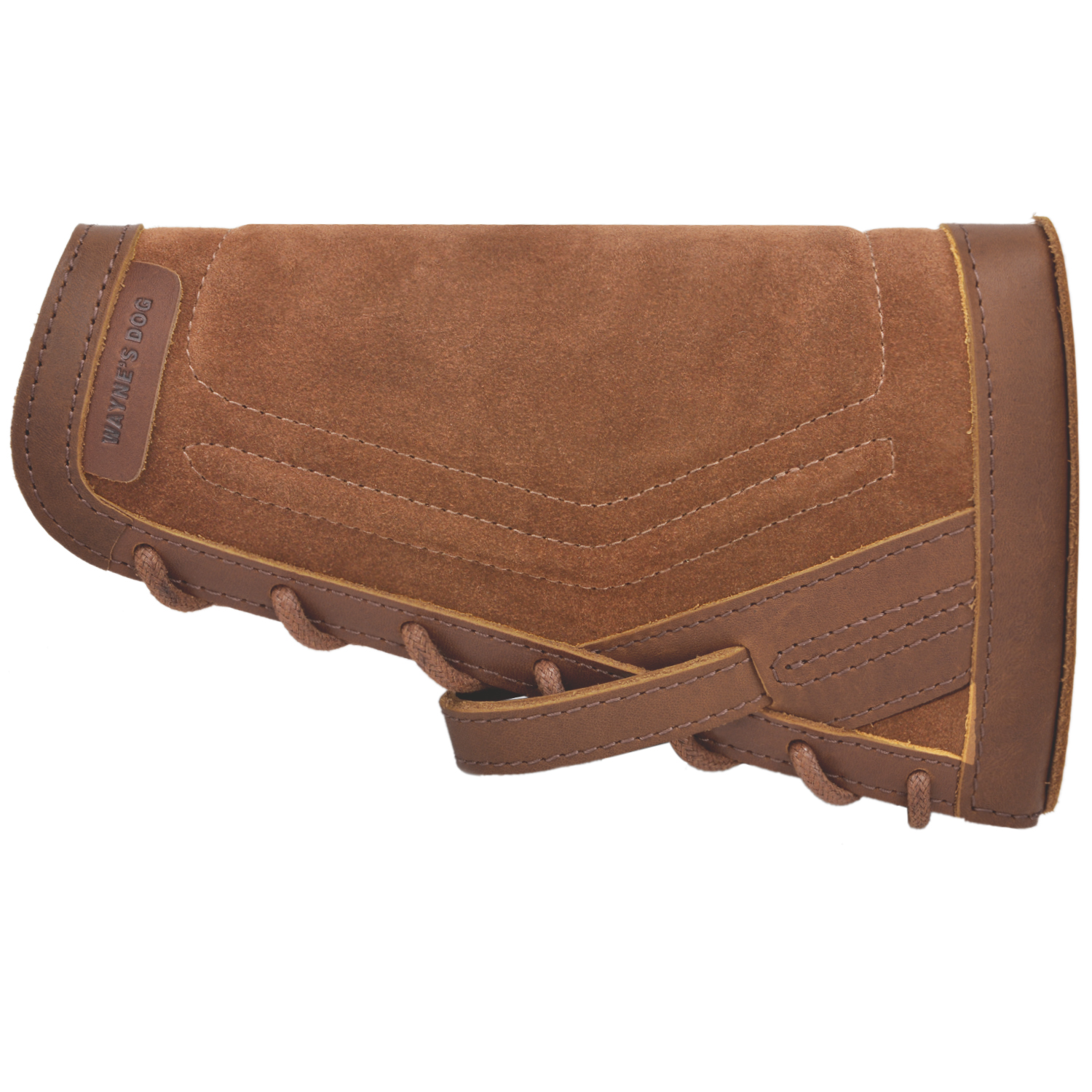 No Drilling Retro Leather Rifle Buttstock Shell Holder Gun Stock Cover Hunting .308  .30-06 .300WIN 410GA .30-30 .357 .22LR .17HMR