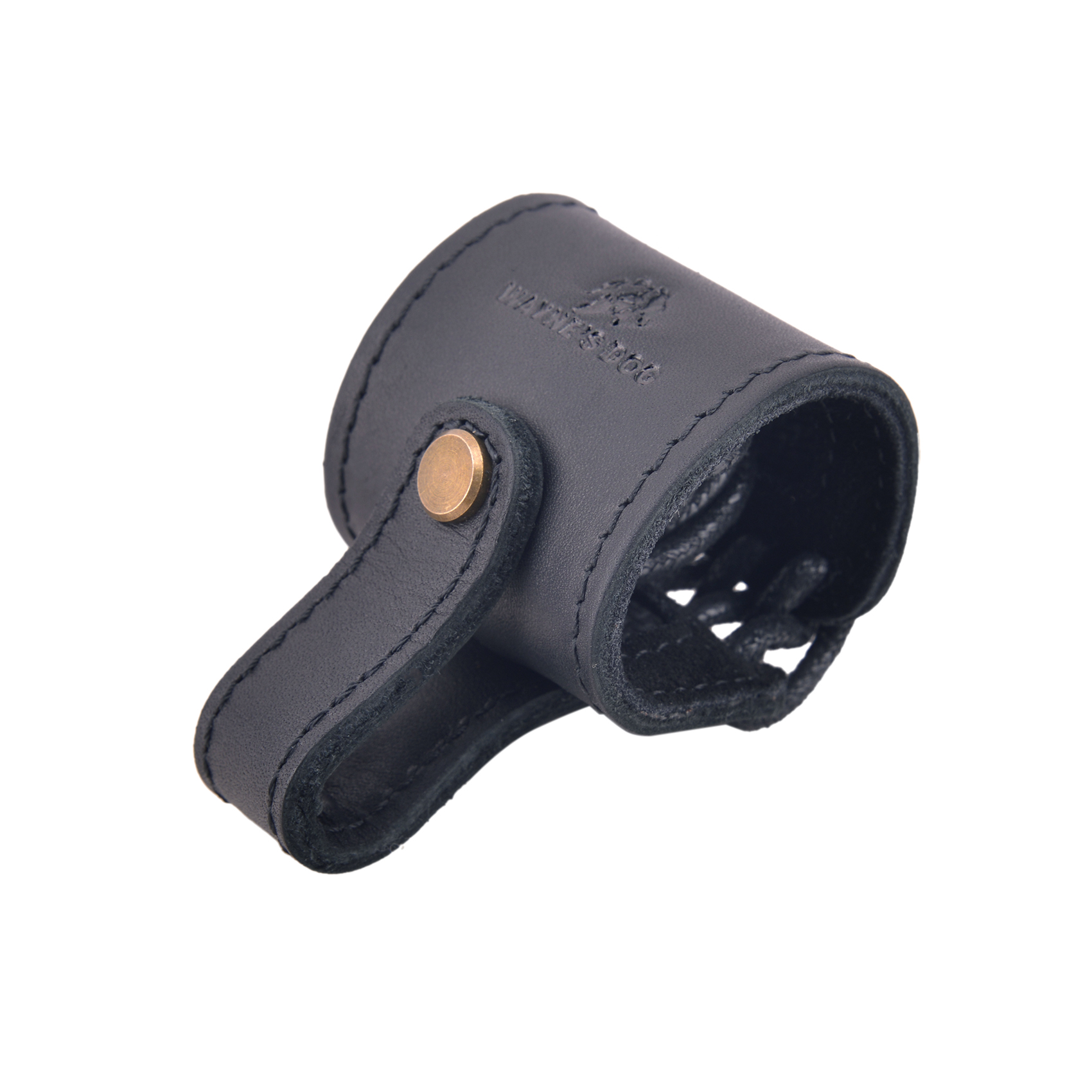 Full Grain Leather Adjustable No Drilling Shooting Gun Sling Loops Barrel Mount