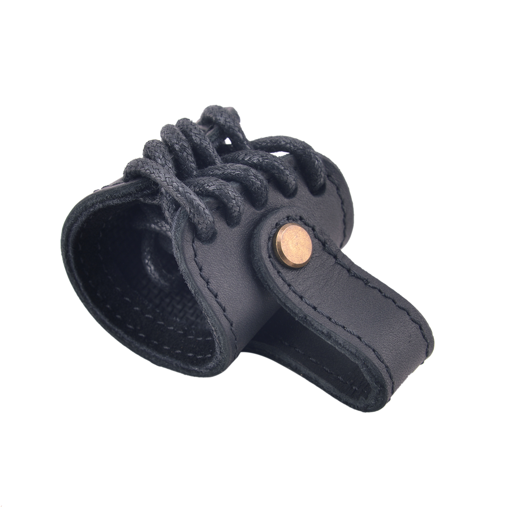 Full Grain Leather Adjustable No Drilling Shooting Gun Sling Loops Barrel Mount