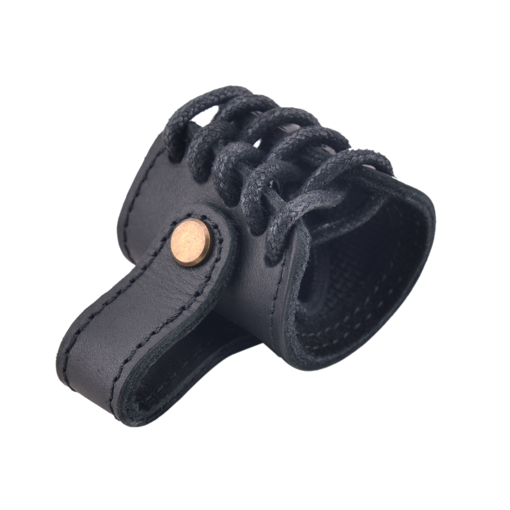 Full Grain Leather Adjustable No Drilling Shooting Gun Sling Loops Barrel Mount