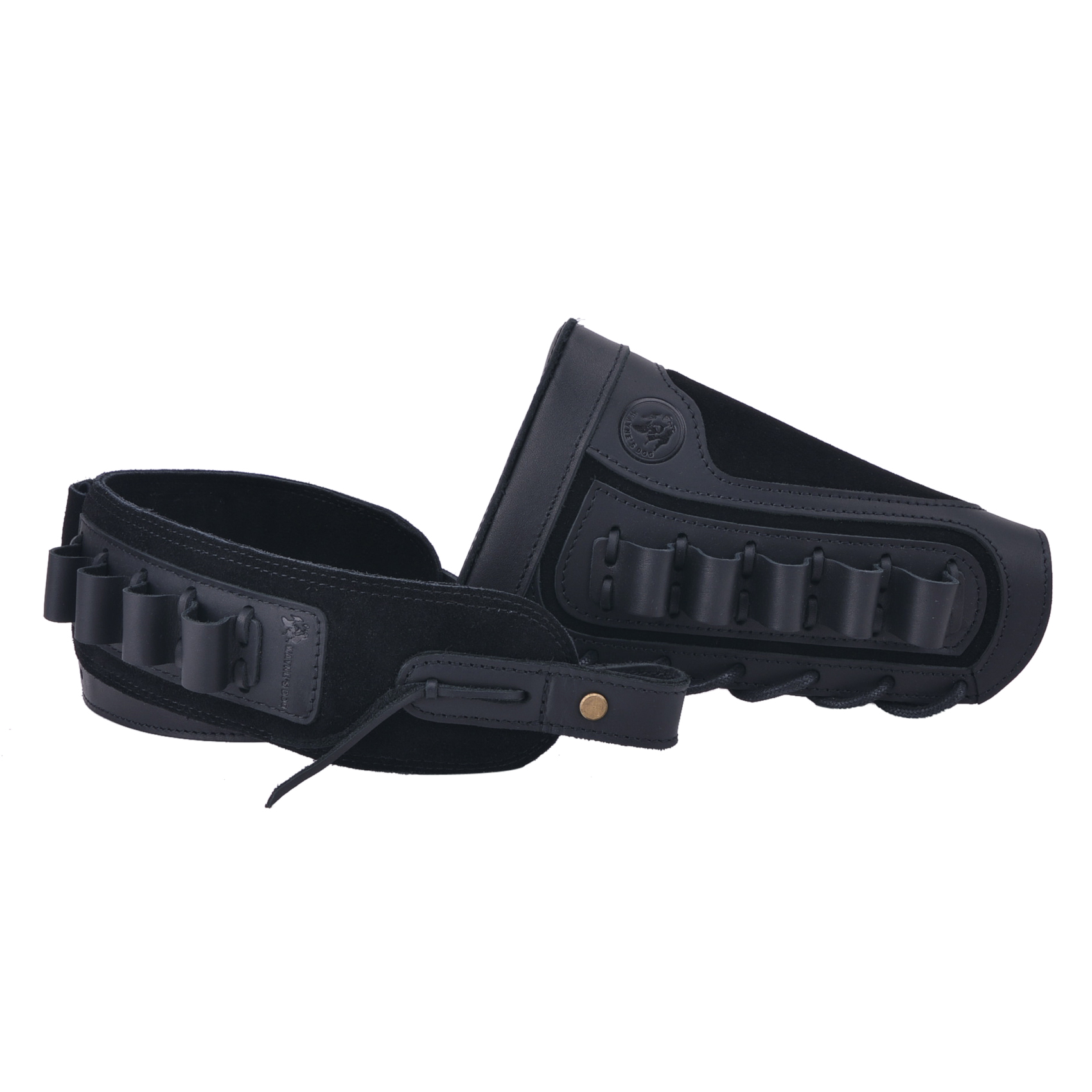 1 Set Of Leather Rifle& Shotgun Buttstock with Gun Sling .45/70 .308 .30/30 12GA .270 .357 .22LR 16GA 20GA