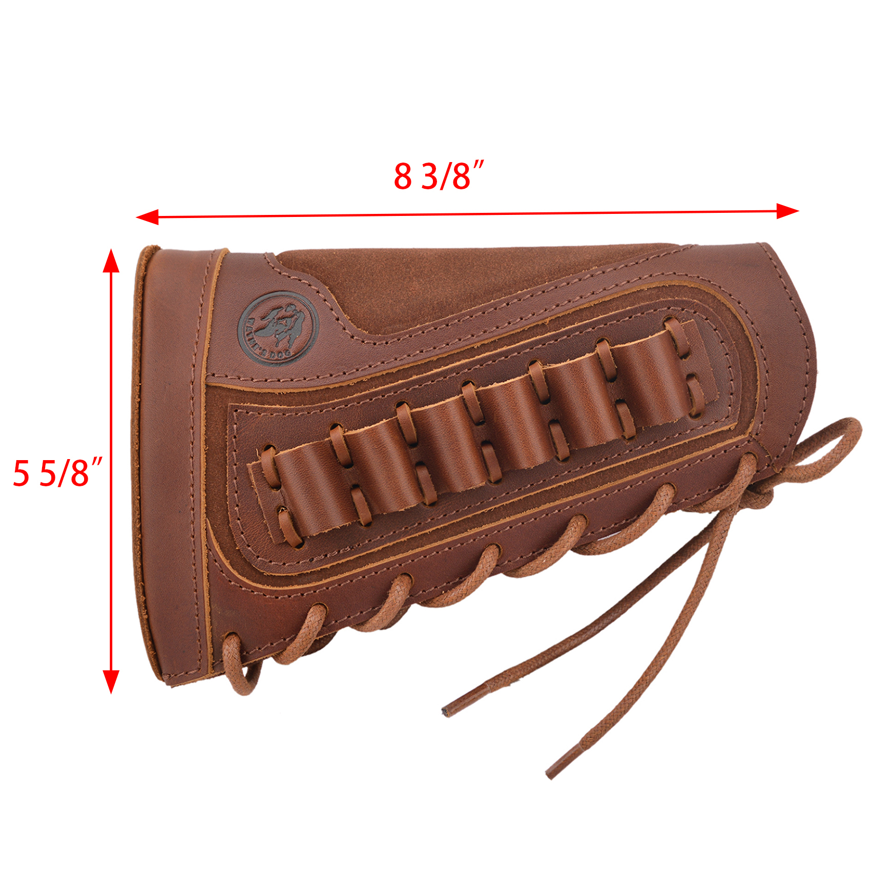 1 Set Of Leather Rifle& Shotgun Buttstock with Gun Sling .45/70 .308 .30/30 12GA .270 .357 .22LR 16GA 20GA