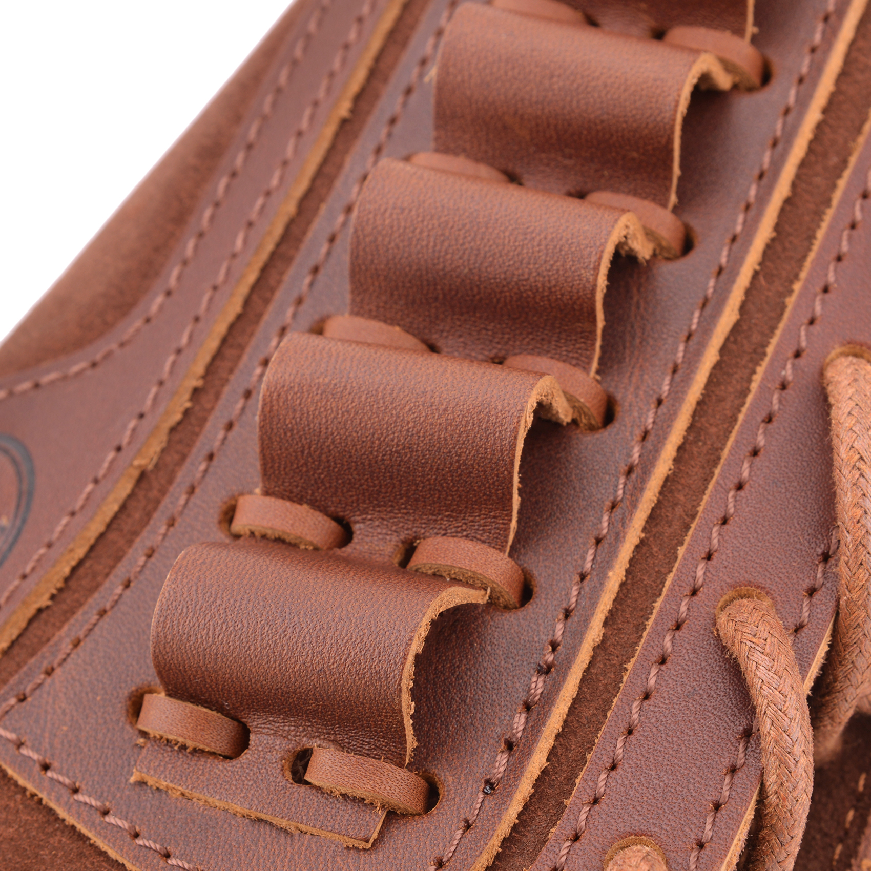 Vintage Genuine Leather Rifle Buttstock Cover Recoil Pad Gun Stock Cover With Shell Holder  .308  .30-06 .45-70