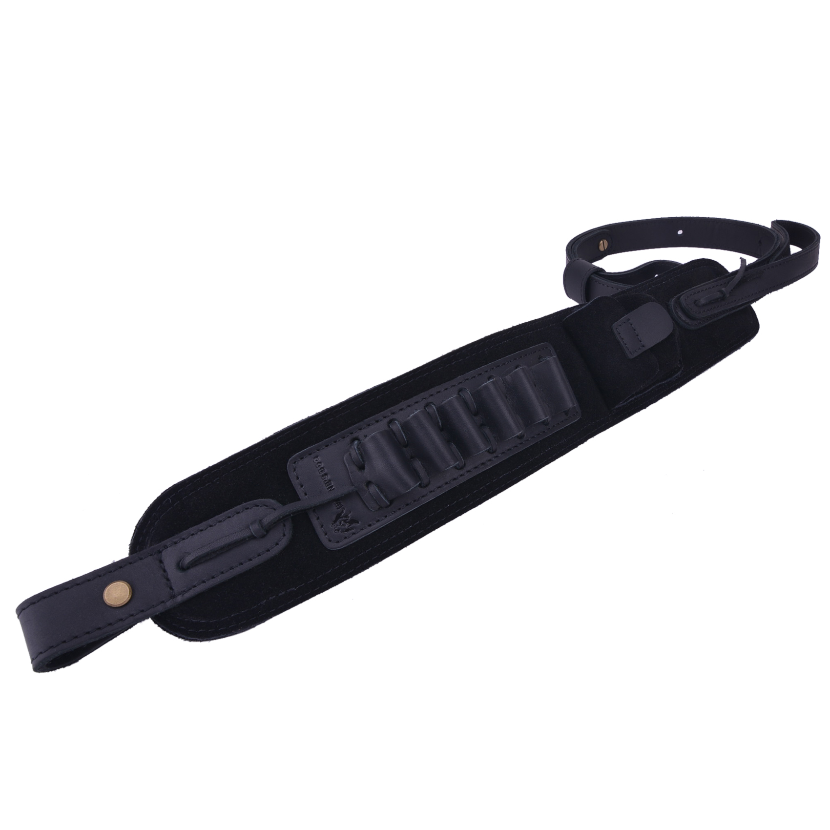  Top-Grain Leather Ammo Holder Rifle Shotgun Sling Hunting Shooting Accessory 308 .30-06 .30-30 .22LR .17hmr 12/16/20GA