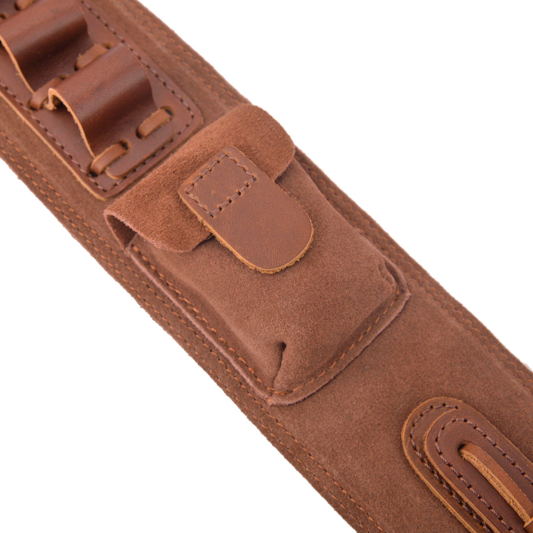 1 Set Leather No Drill Buttstock With Shotgun Sling for 12/16/20GA