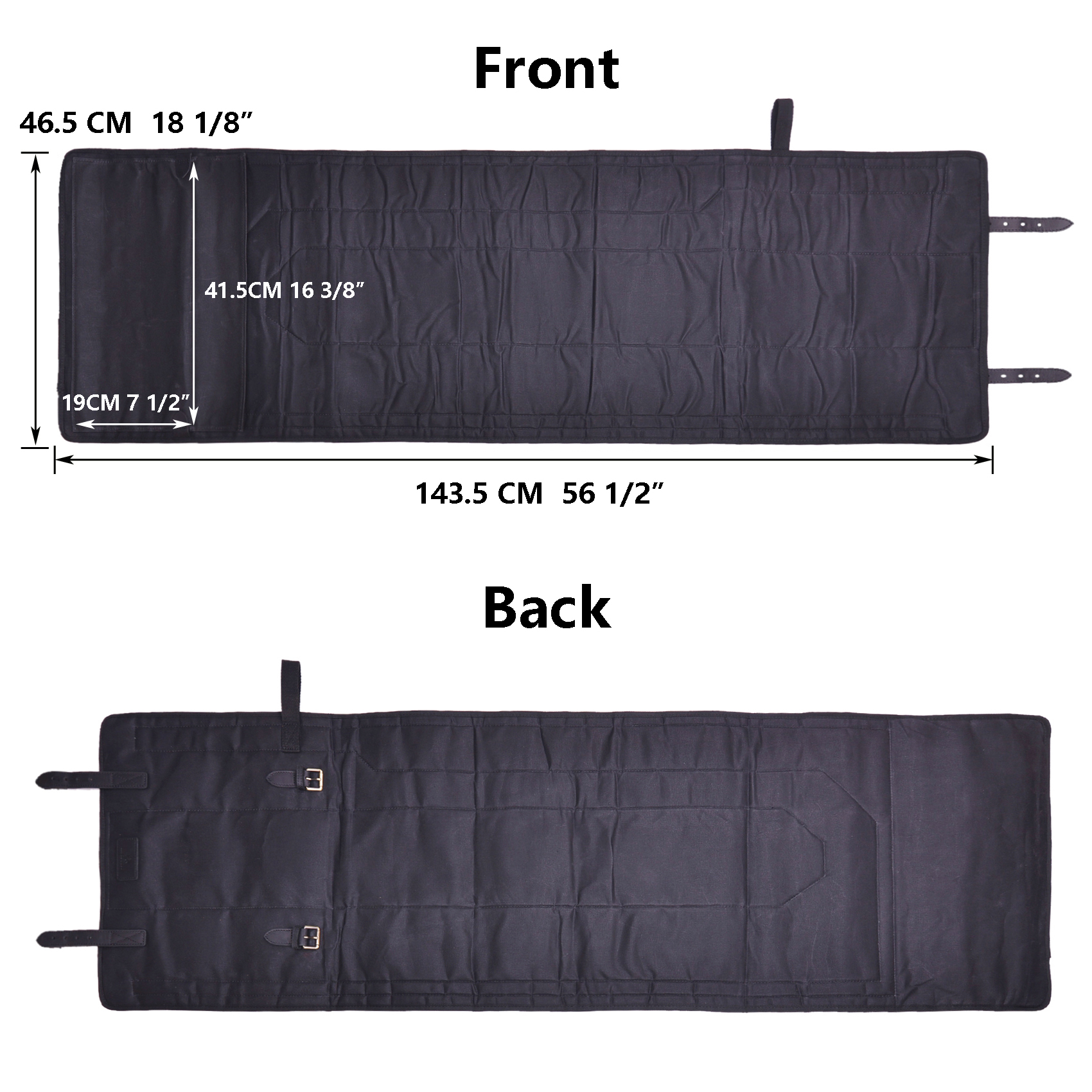 Heavy Duty Canvas Shotgun / Rifle Gun Cleaning Mat Pad Clean Kits Pocket Rollup