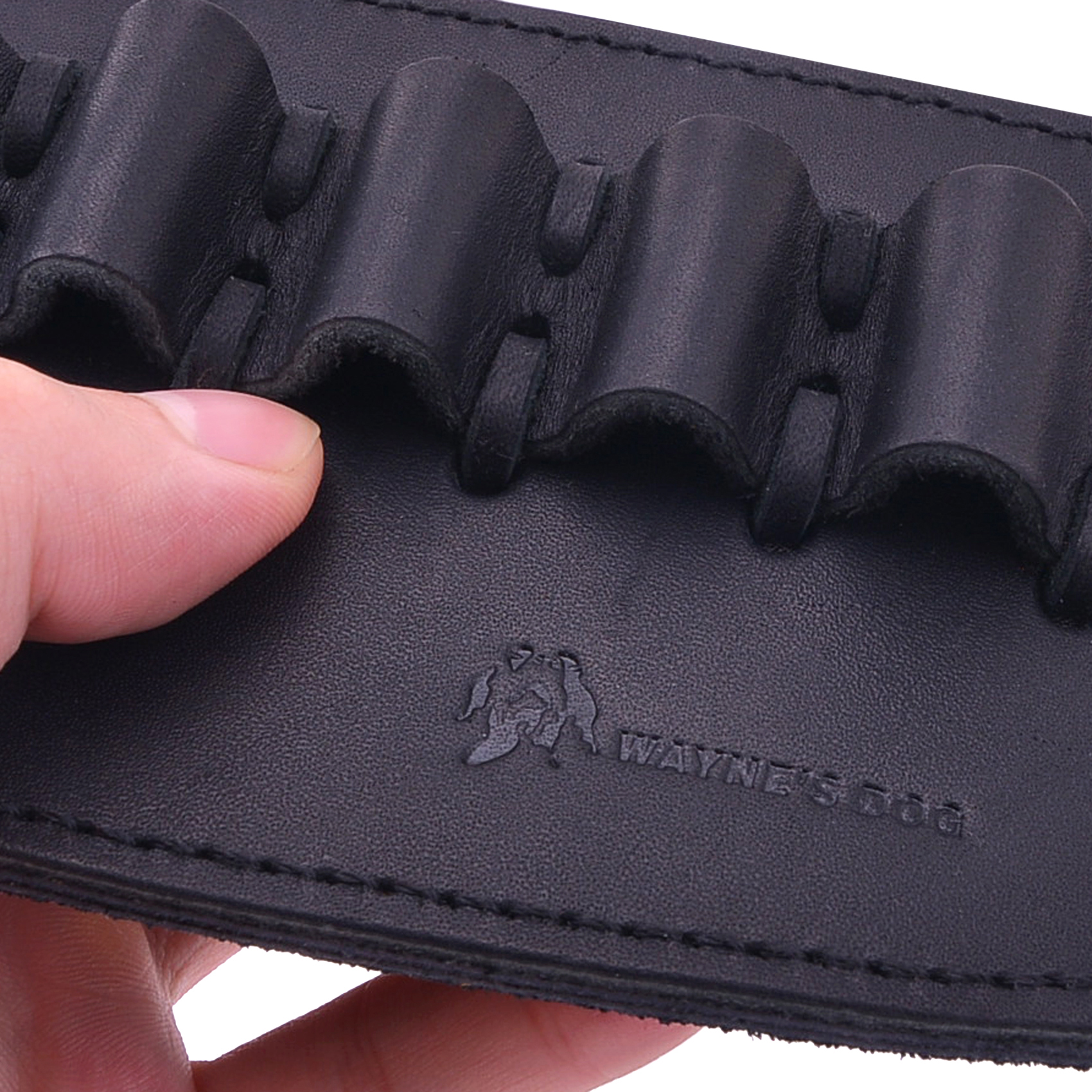 Leather Cartridge Loop Holder Belt Slide Holster Shell Loops for .30-30 .357 .308 .45-70 30-06 12GA 16GA 20GA