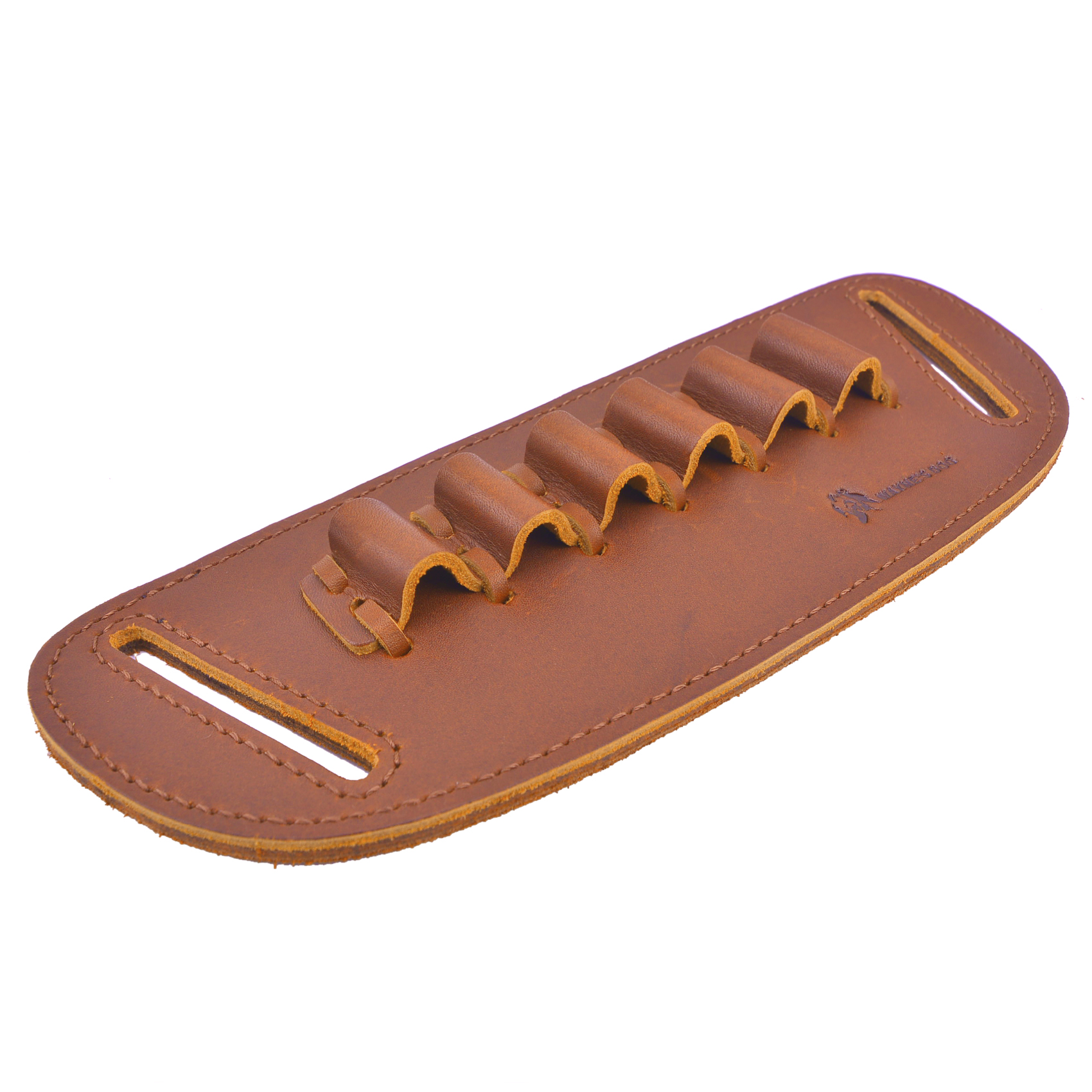 Leather Cartridge Loop Holder Belt Slide Holster Shell Loops for .30-30 .357 .308 .45-70 30-06 12GA 16GA 20GA