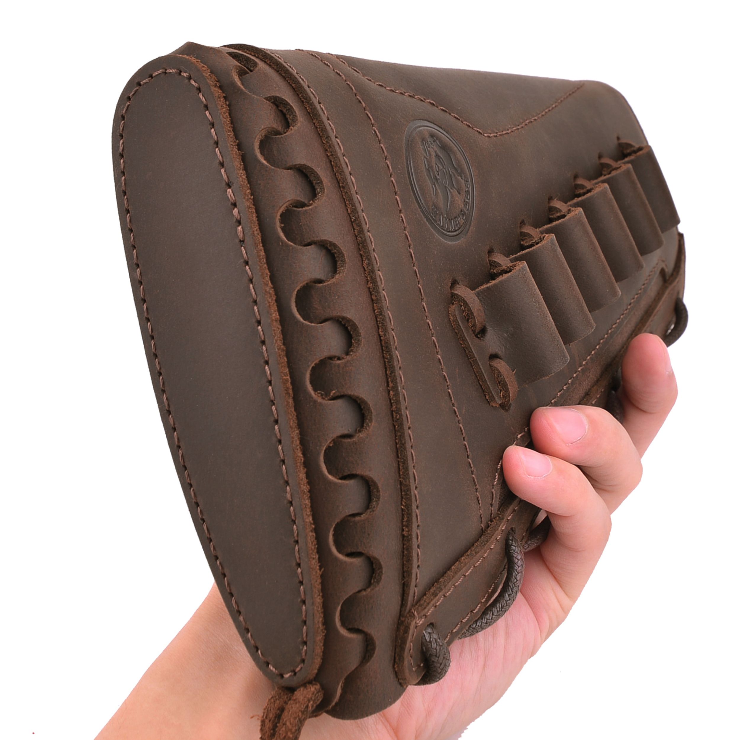 Rifle Cartridges Ammo Holder Carry On Buttstock Cover Pad Gun Stock Cover Hunting Accessory  .308  .30-06 .30-30 .22LR .17hmr 12/16/20GA