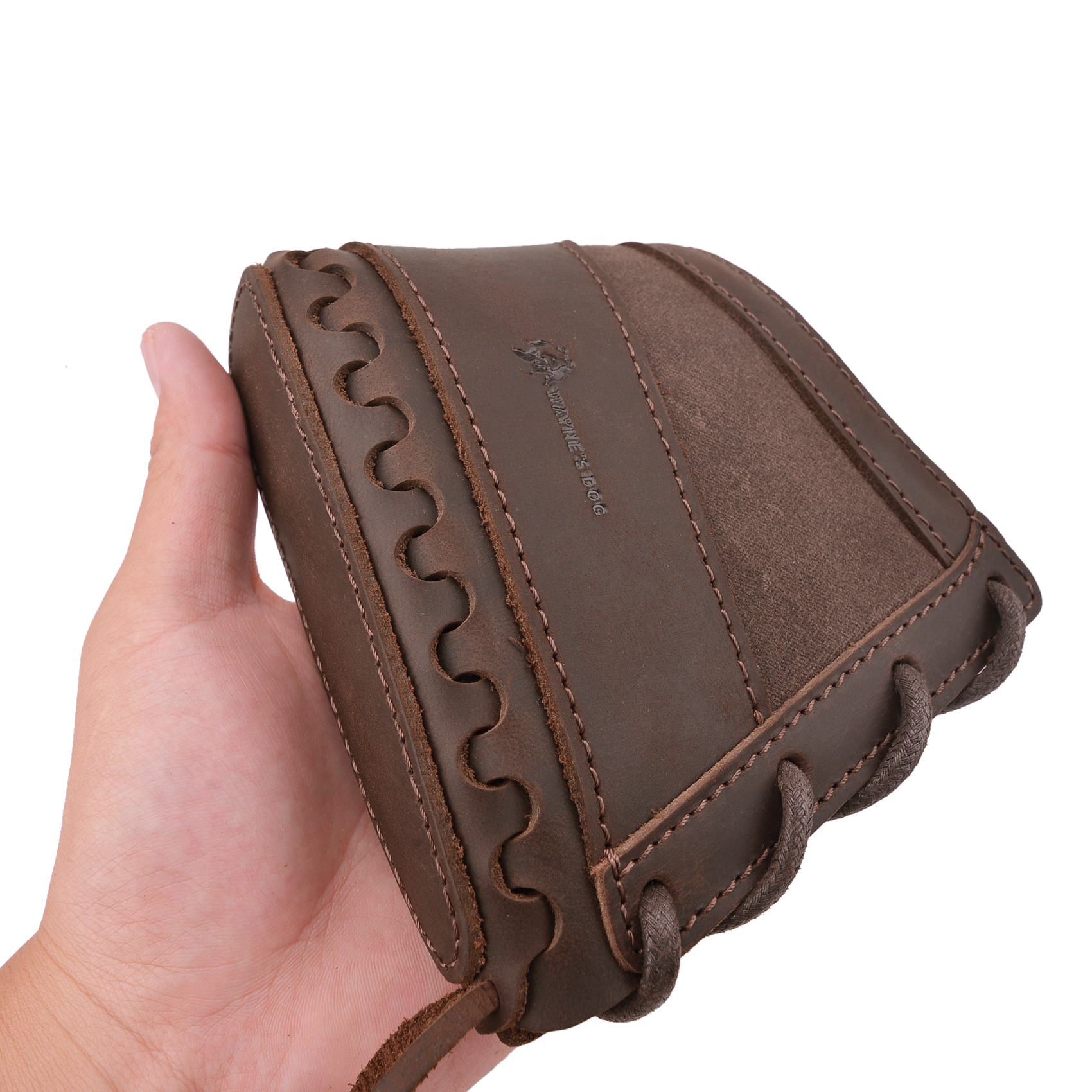 Leather Slip-On Recoil Pad, Non-Slip Buttstock Extension for Rifles Shotguns