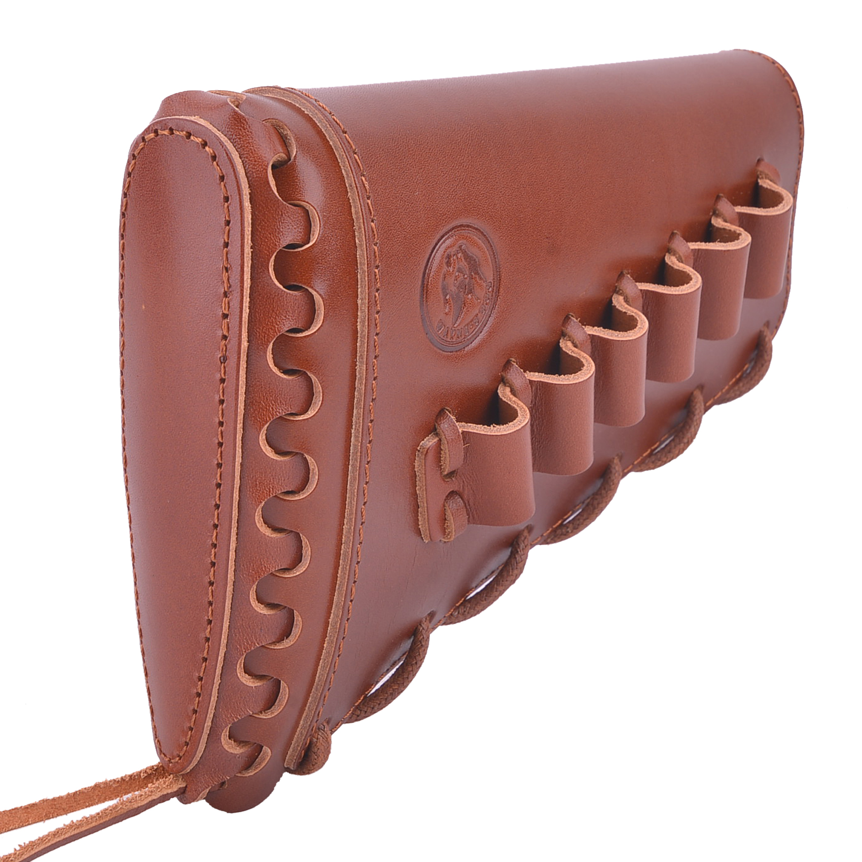 Grain Leather Gun Buttstock Shotgun Cartridge Holsters .308 .30-06 .300WIN .40-40 410GA  44MAG