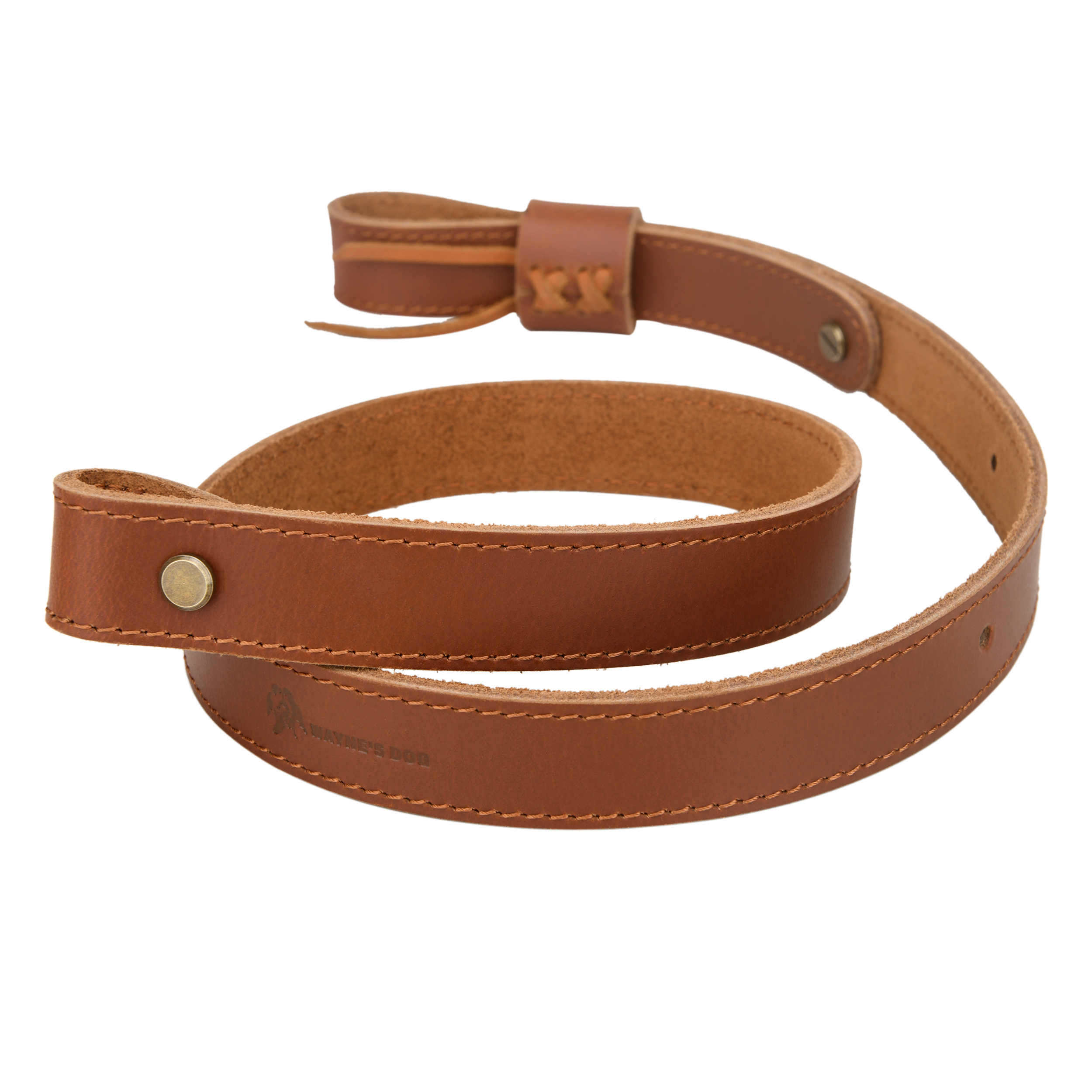 Buffalo Hide Leather Rifle Gun Sling with Handle Straps Hunting Shooting Accessory