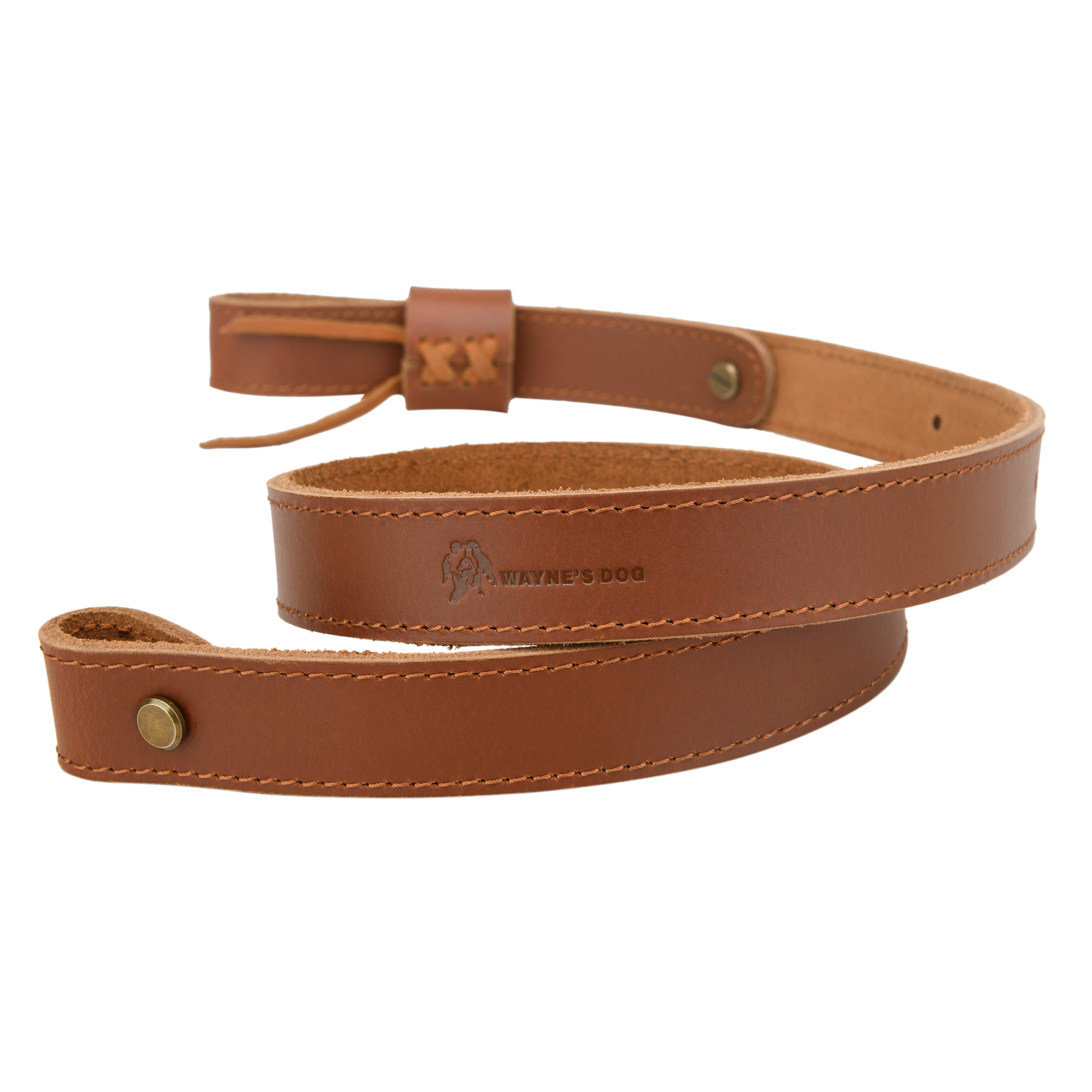 Buffalo Hide Leather Rifle Gun Sling with Handle Straps Hunting Shooting Accessory