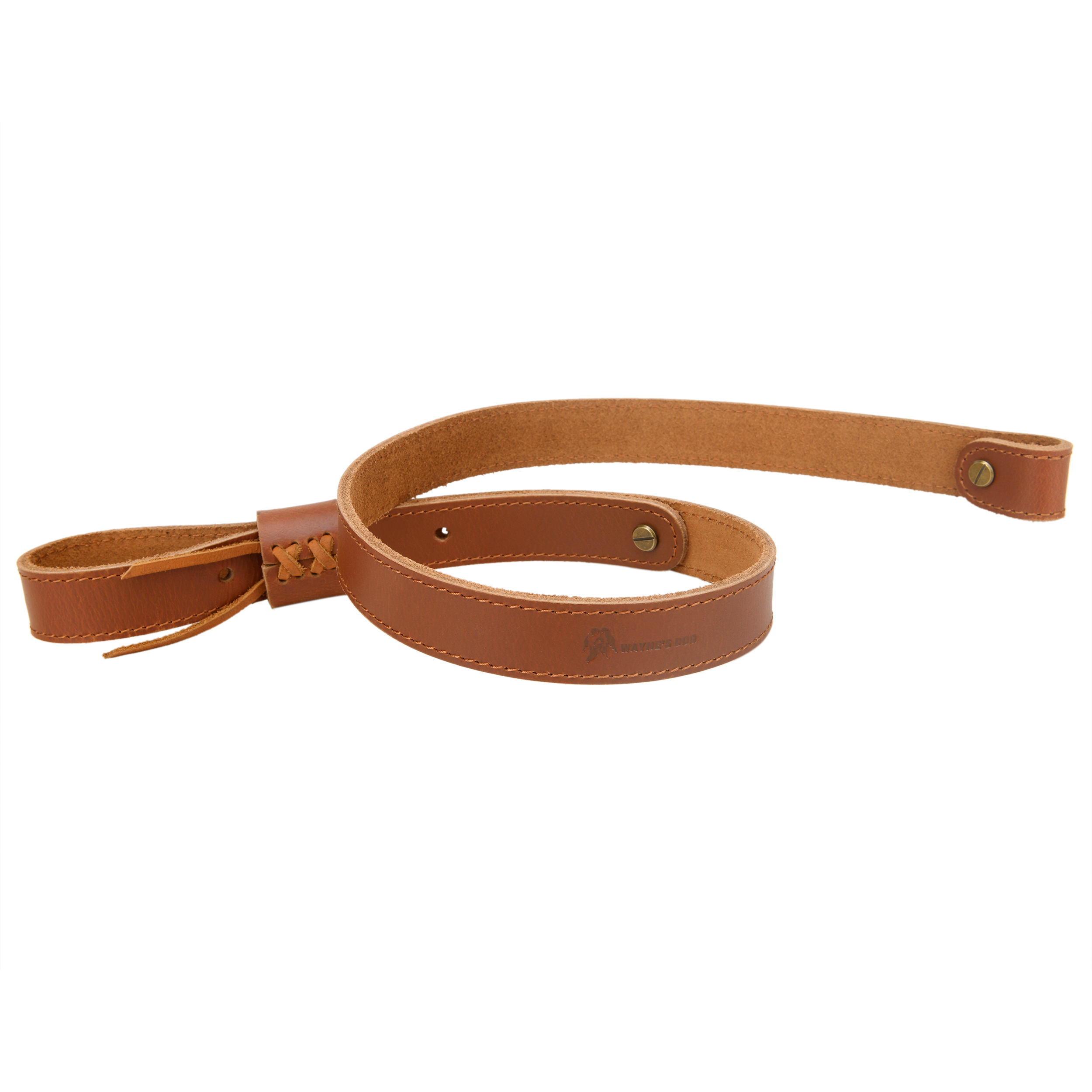 Buffalo Hide Leather Rifle Gun Sling with Handle Straps Hunting Shooting Accessory