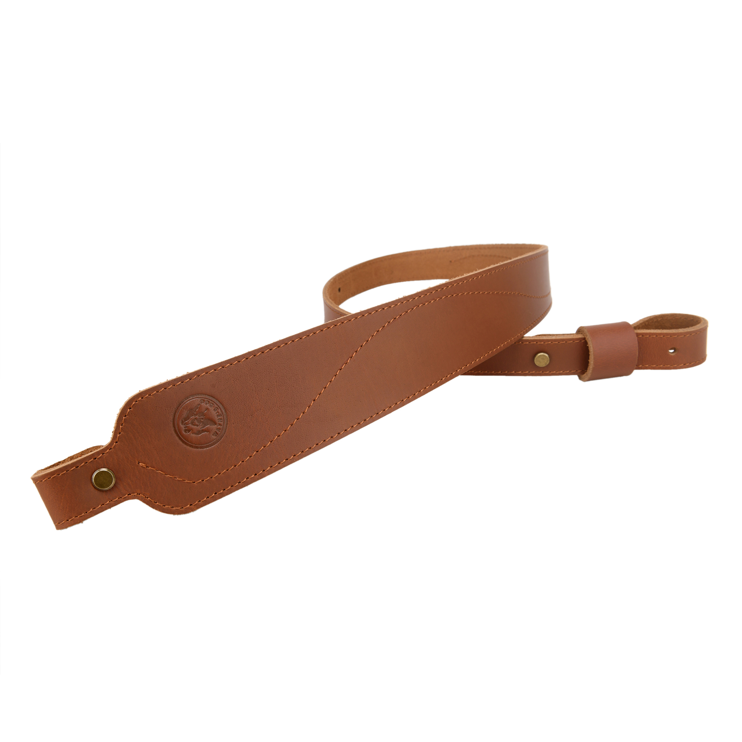 Leather Rifle Sling Matching Sling Gun Straps with Swivels For Hunting