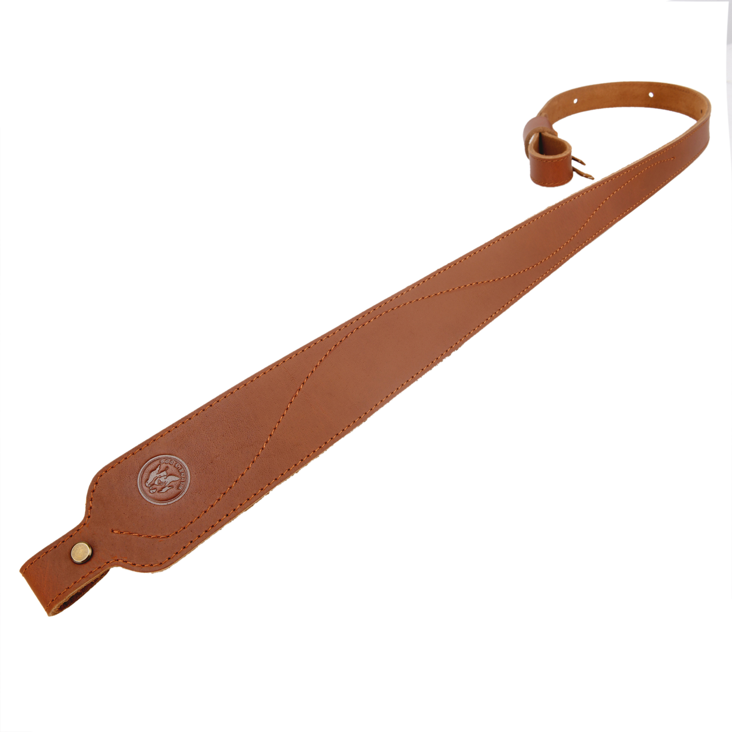 Leather Rifle Sling Matching Sling Gun Straps with Swivels For Hunting