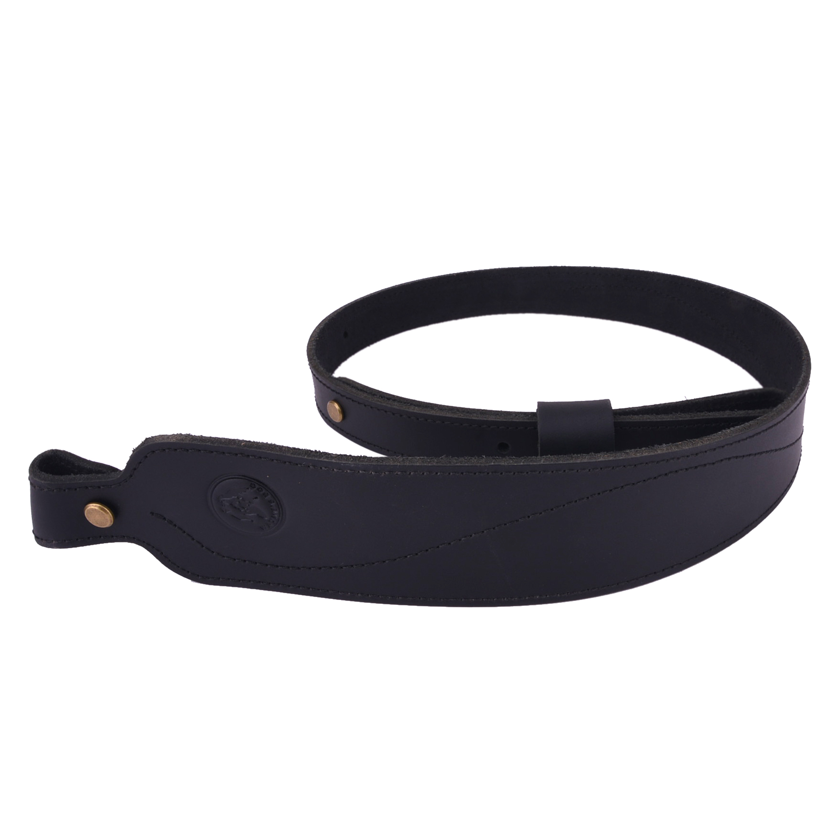 Buffalo Hide Leather Rifle Gun Sling with Handle Straps, Cobra Style Hunting Shooting Accessory